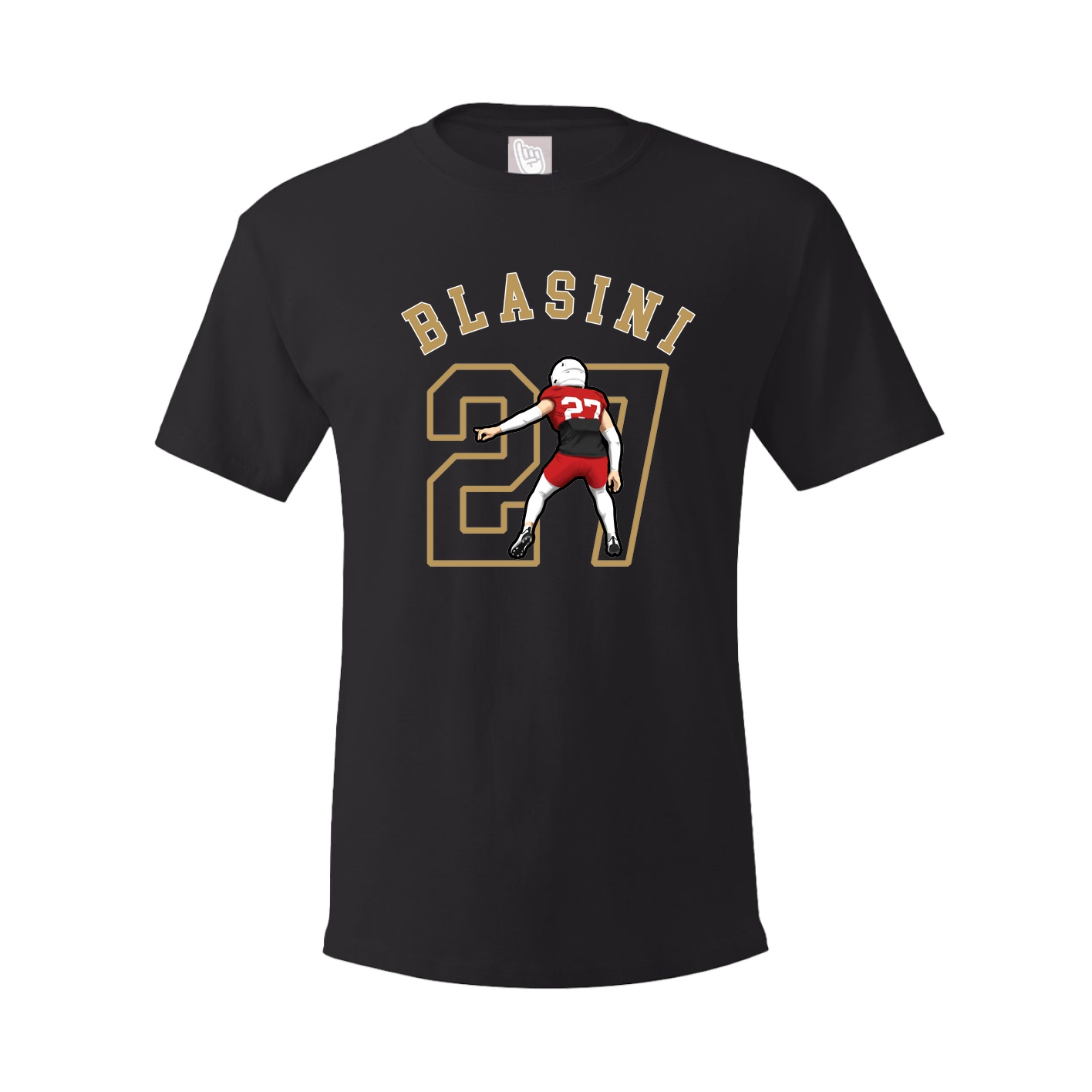 Youth Tee — Shirsey Arch in Black