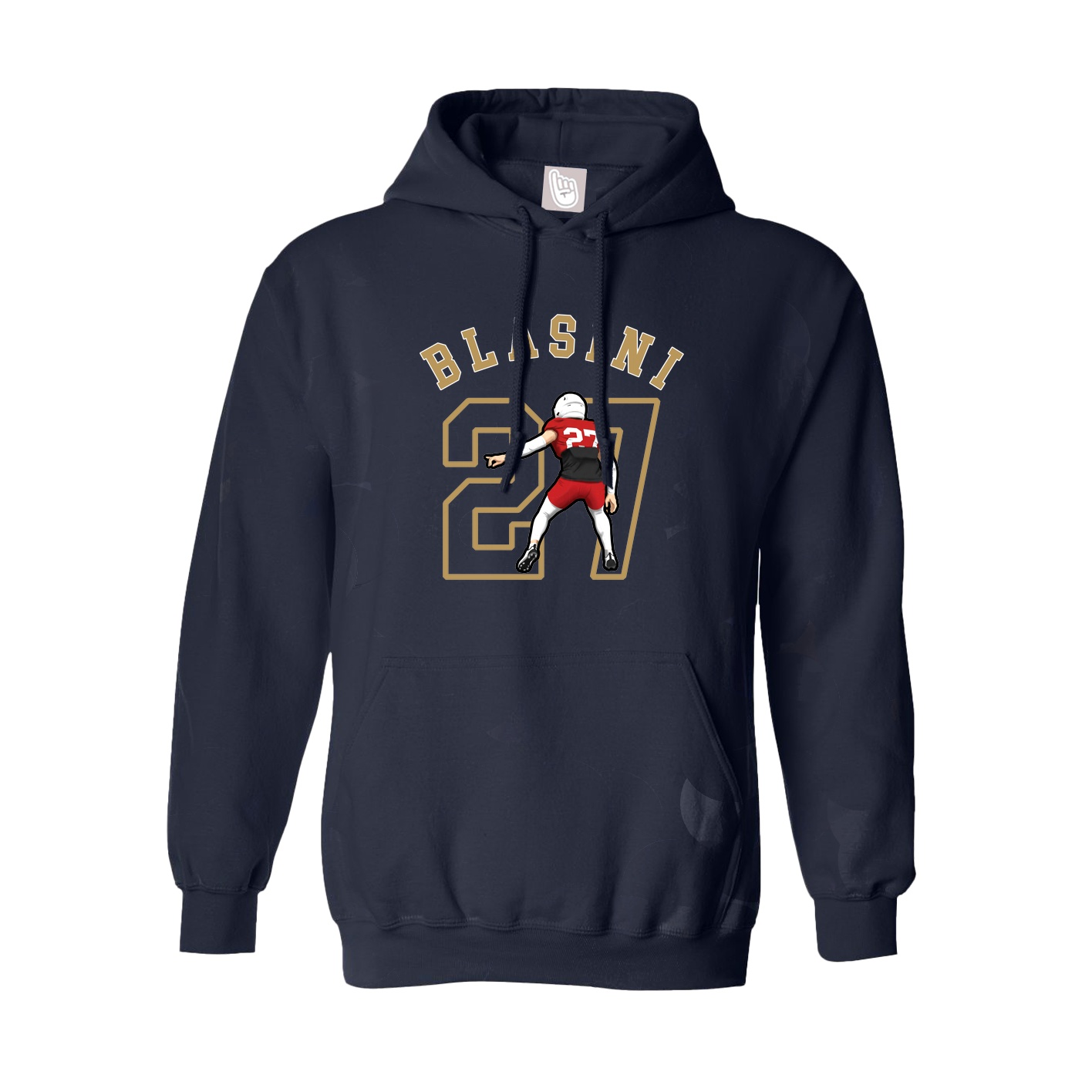 Youth Hoodie — Shirsey Arch in Navy