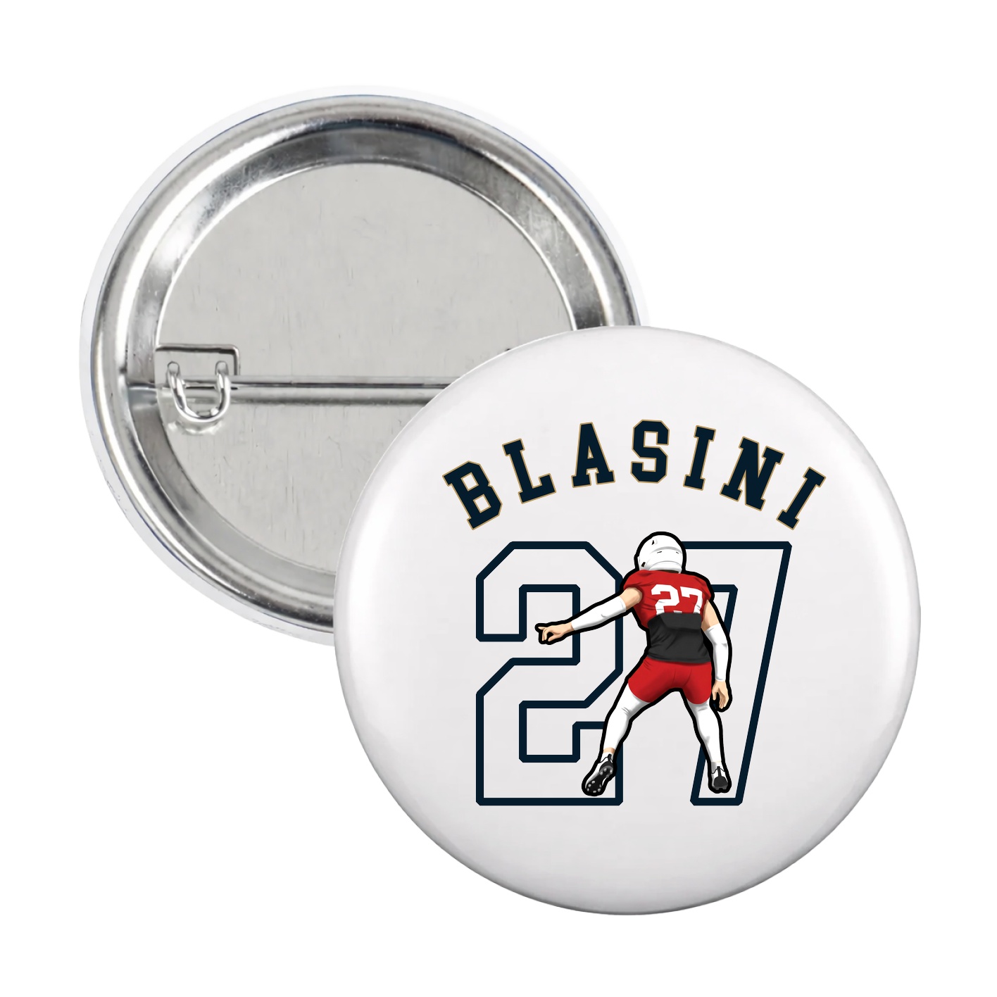 Game Day Button — Shirsey Arch in White
