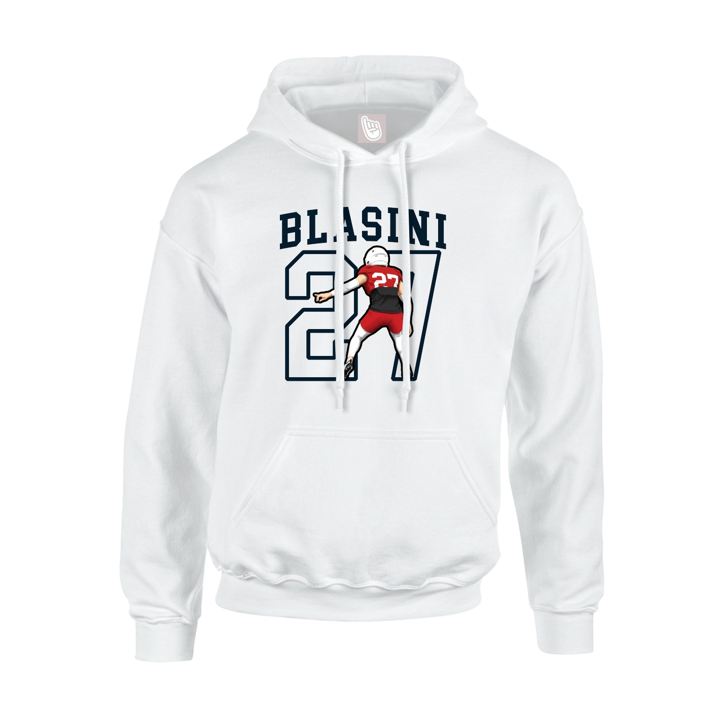 Hoodie — Shirsey in White