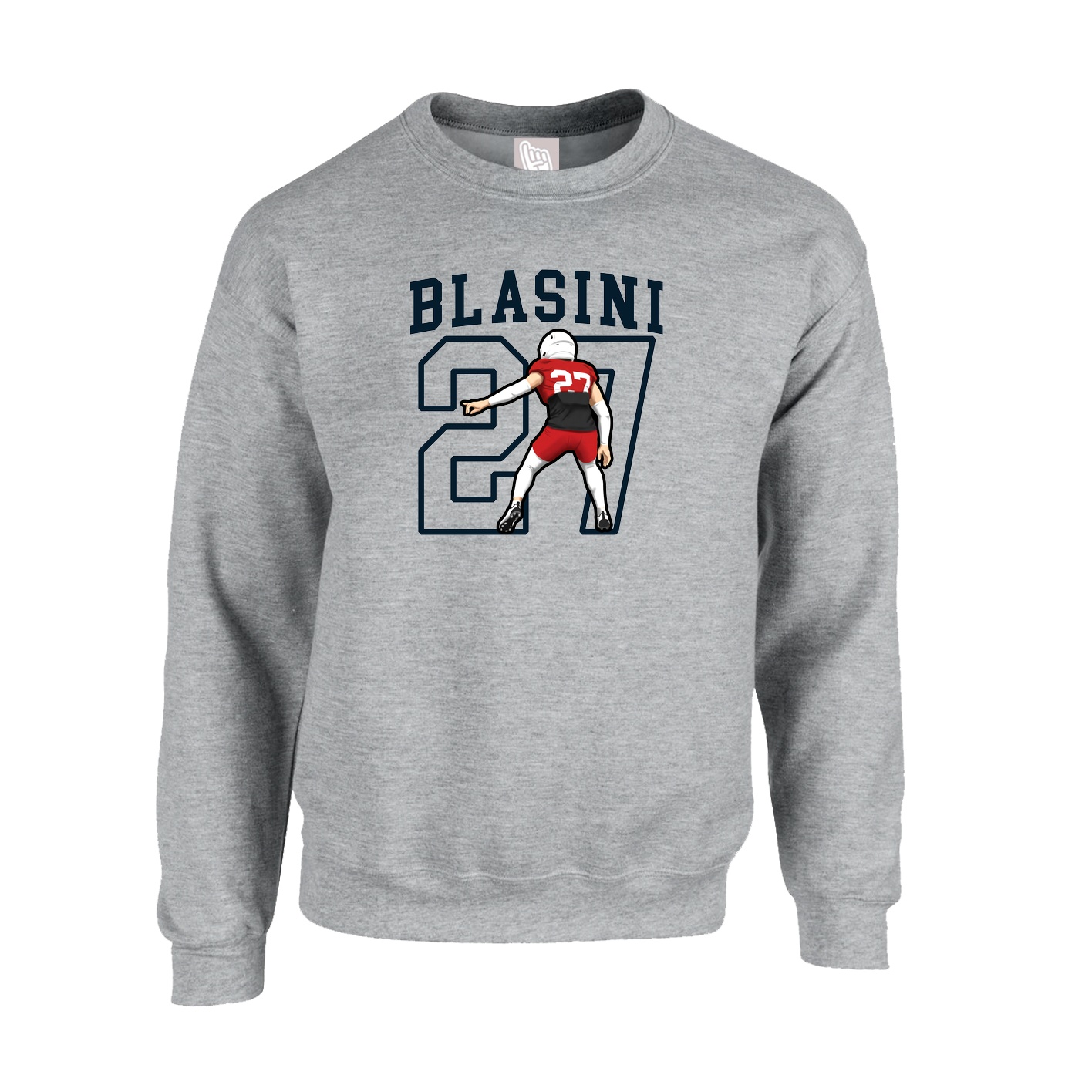 Fleece Crew — Shirsey in Grey