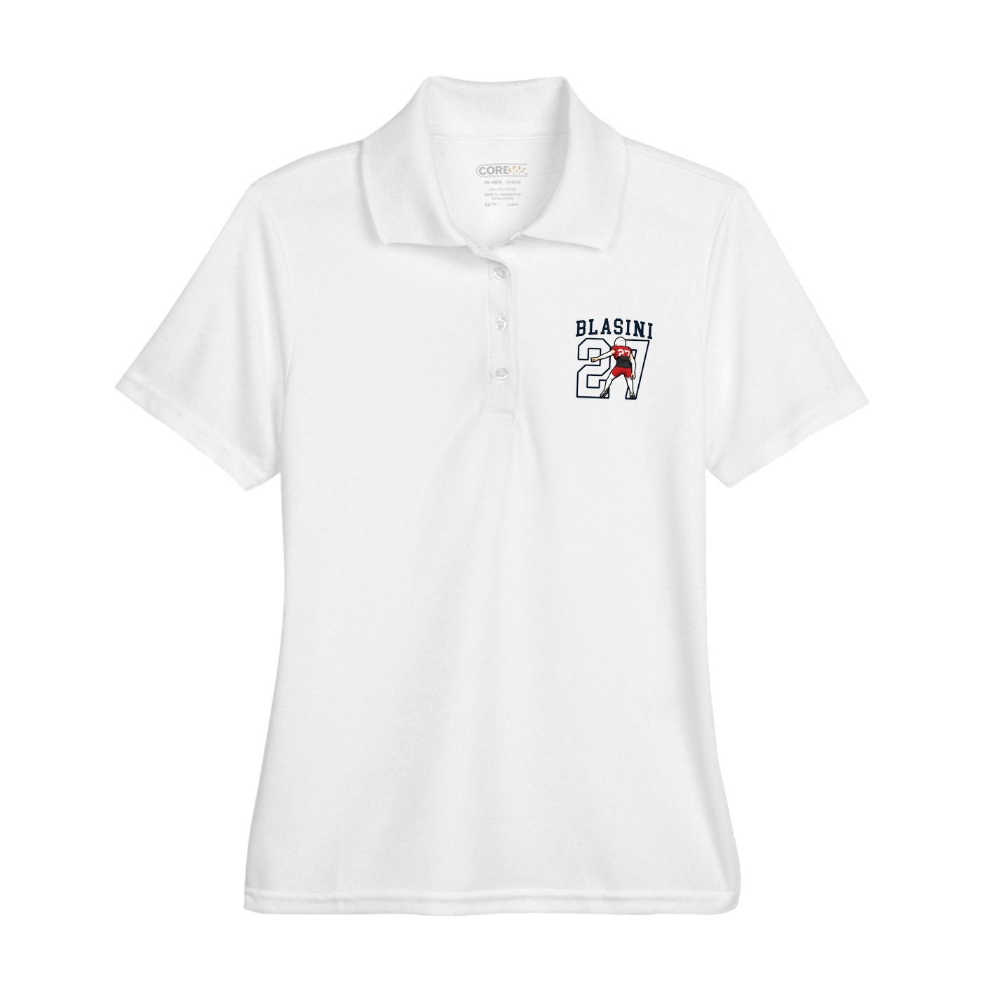 Womens Performance Polo — Shirsey in White