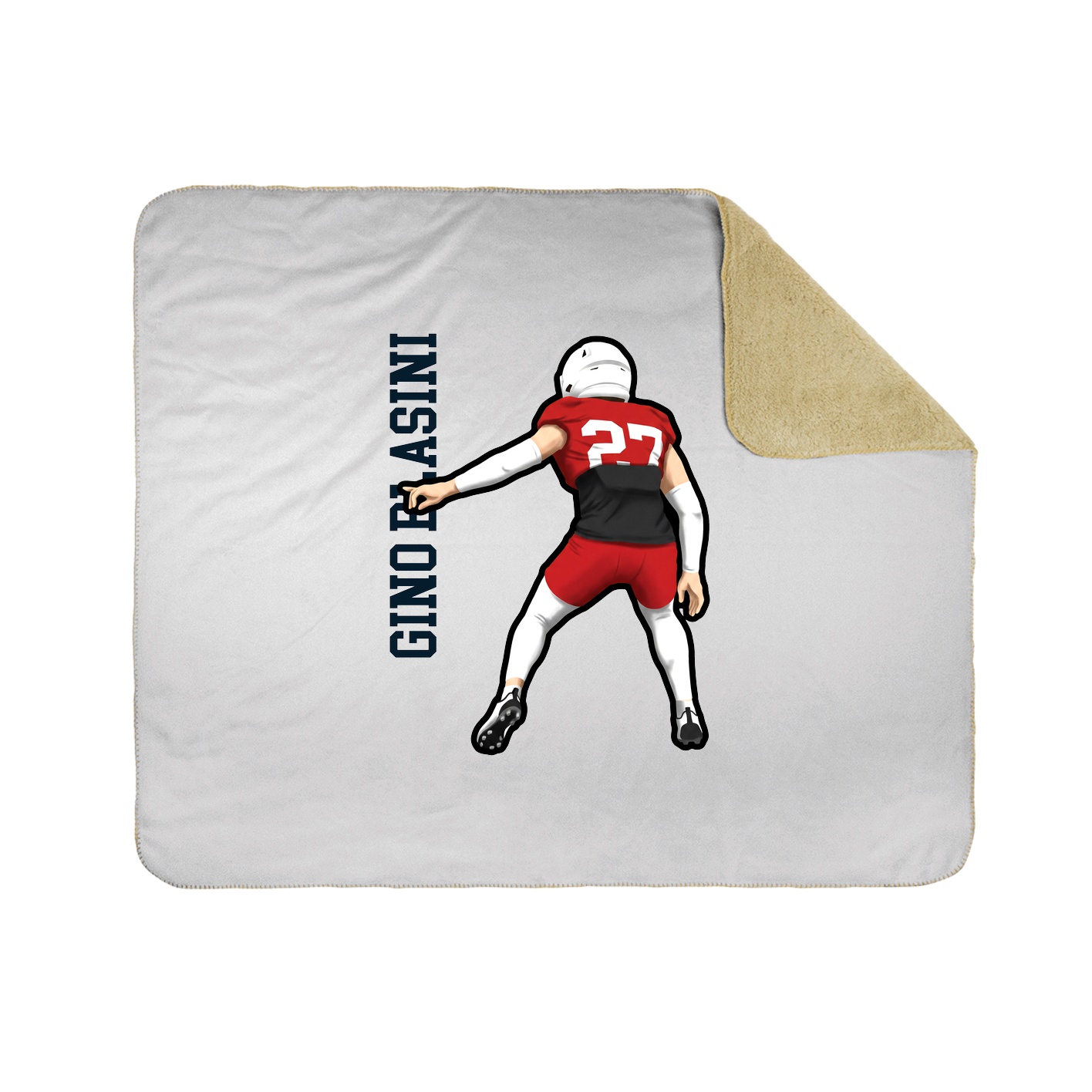 50x60 Sherpa Lined Throw Blanket