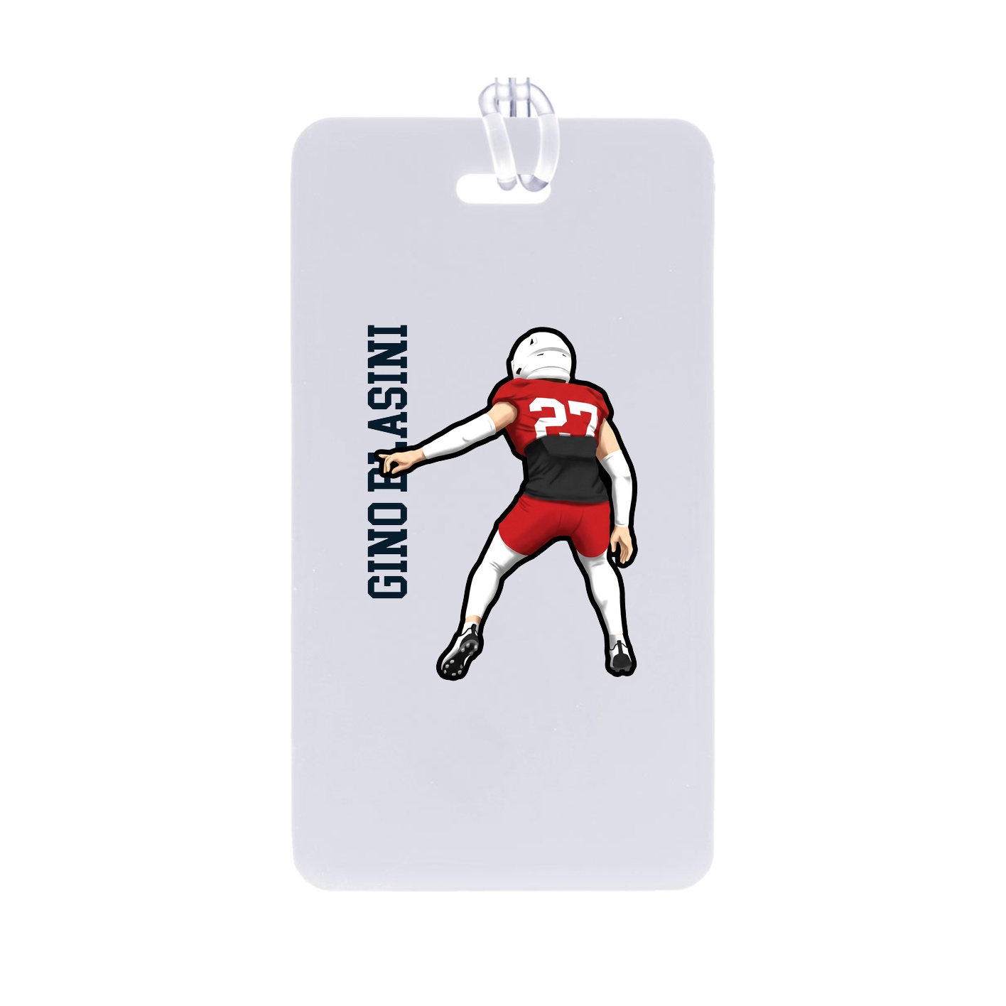 Bag Tag — Name Vertical in Classic