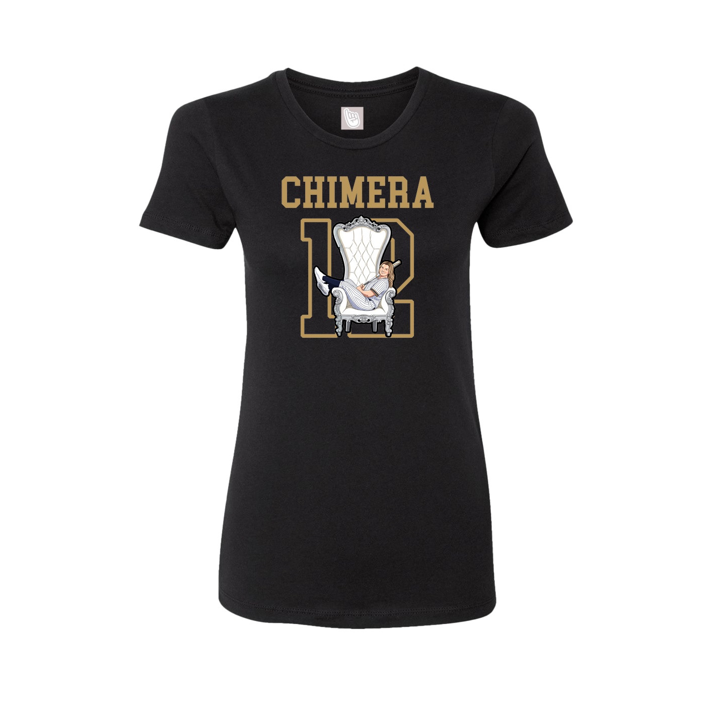Fitted Women's Tee — Shirsey in Black