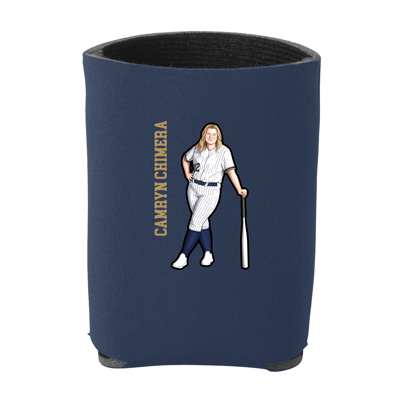 Can Holder — Name Vertical in Navy