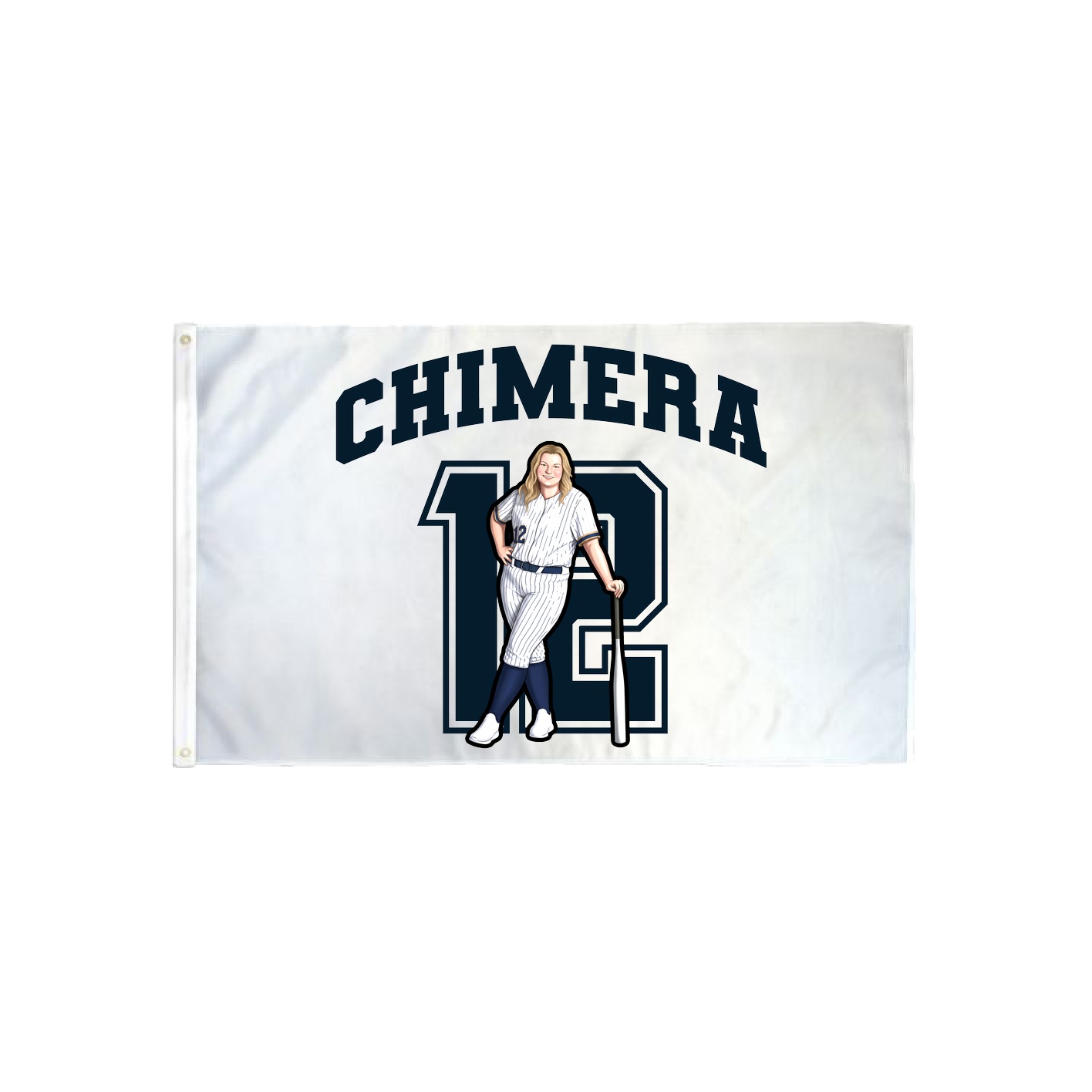 3x5 Flag — Number in Classic