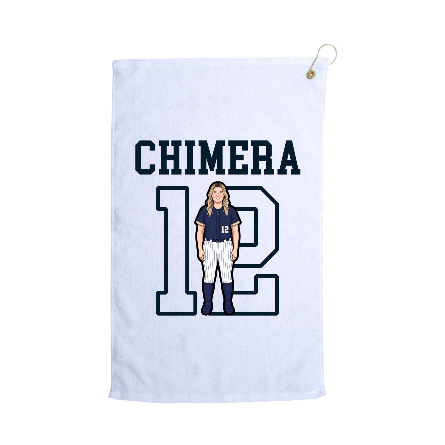 Golf Towel — Shirsey in White