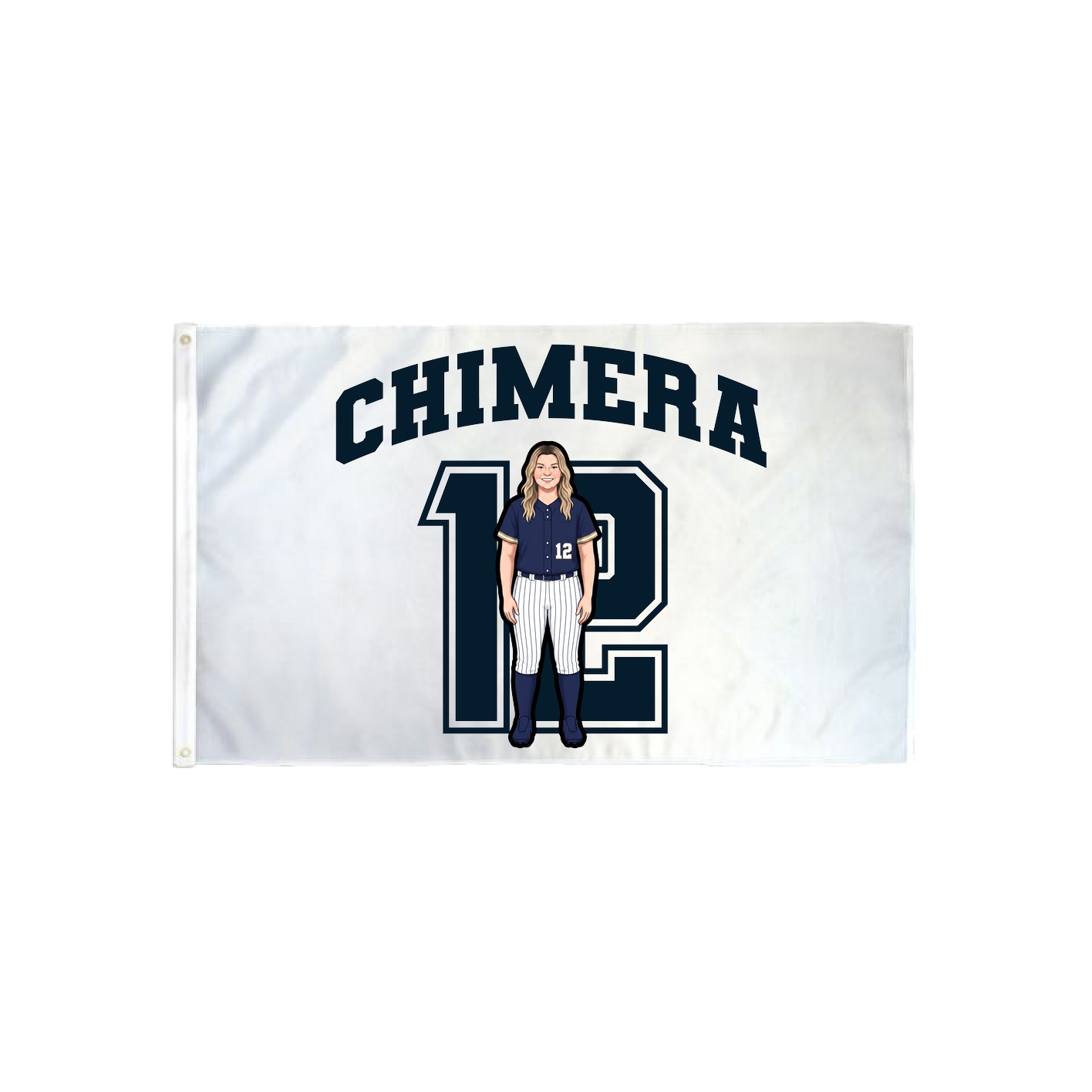 3x5 Flag — Number in Classic