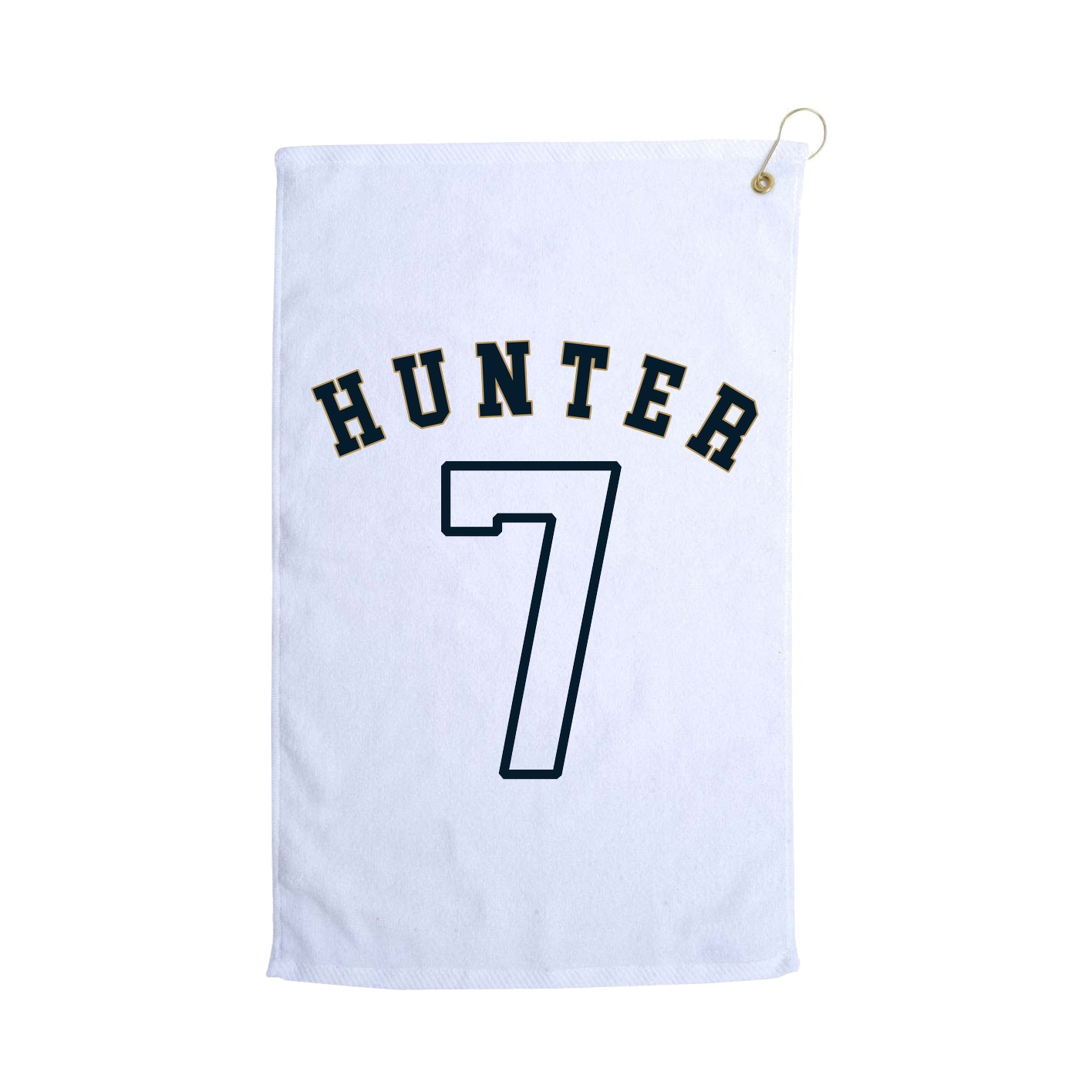 Golf Towel — Shirsey Arch in White