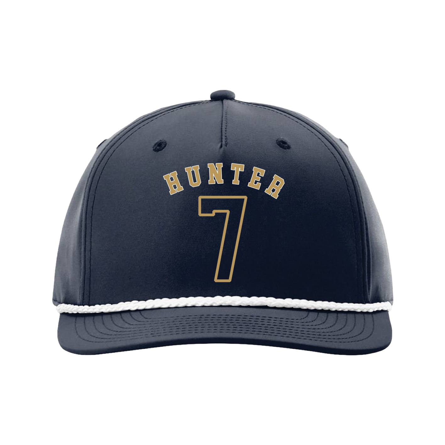 Five-Panel Classic Rope Cap — Shirsey Arch in Navy
