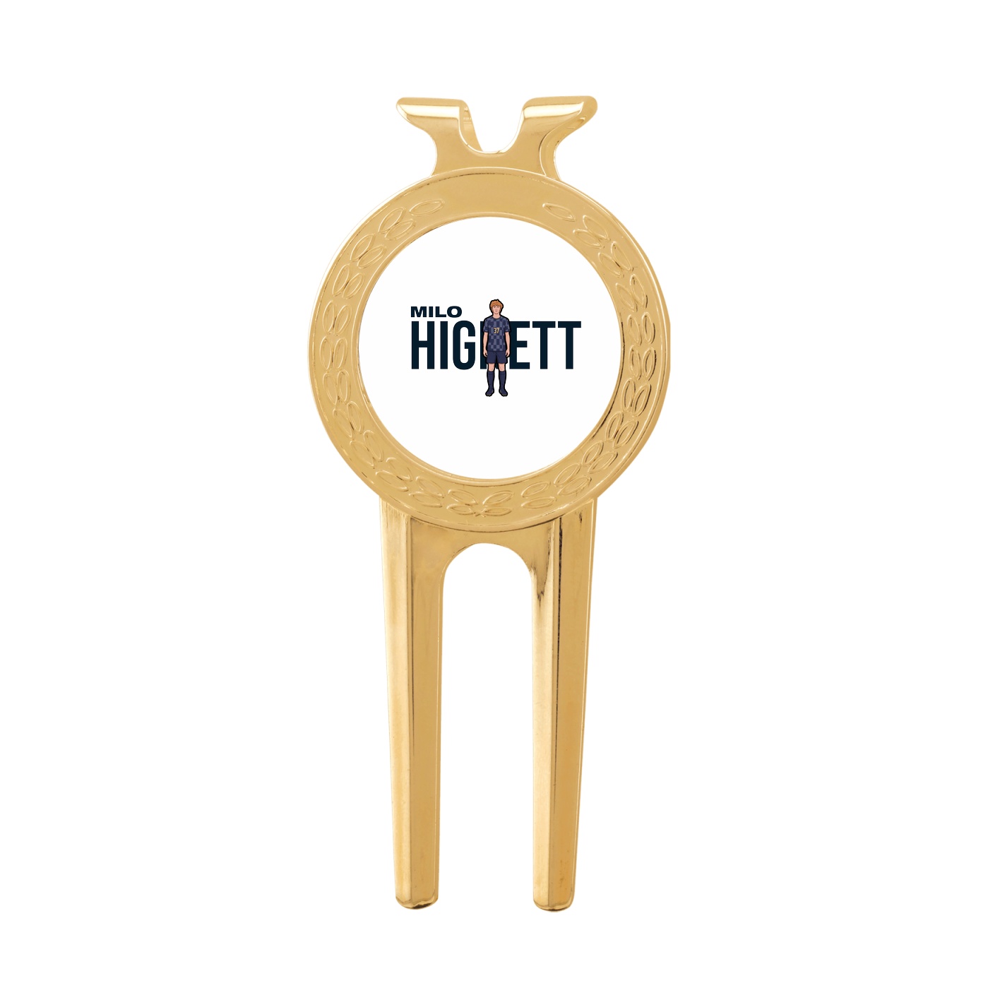 Divot Tool with Ball Marker — Player Name in Classic