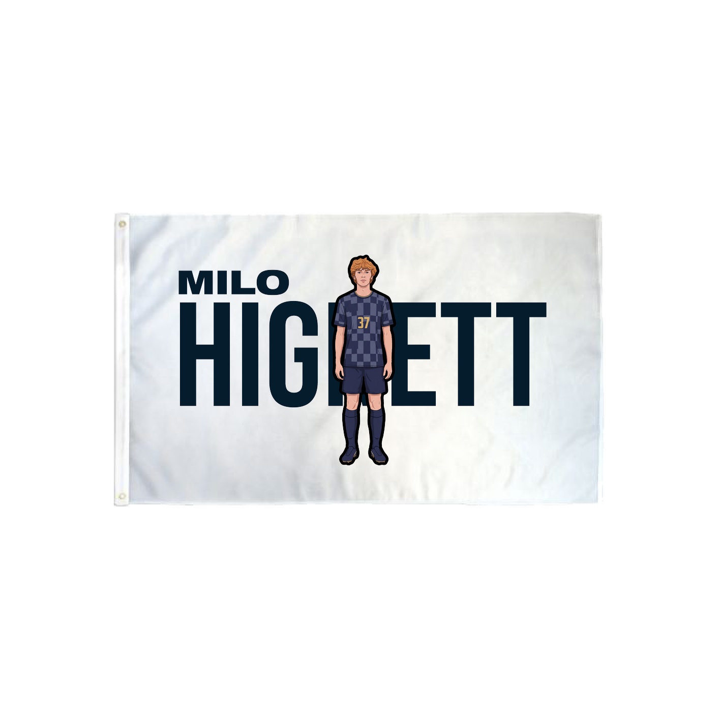3x5 Flag — Player Name in Classic