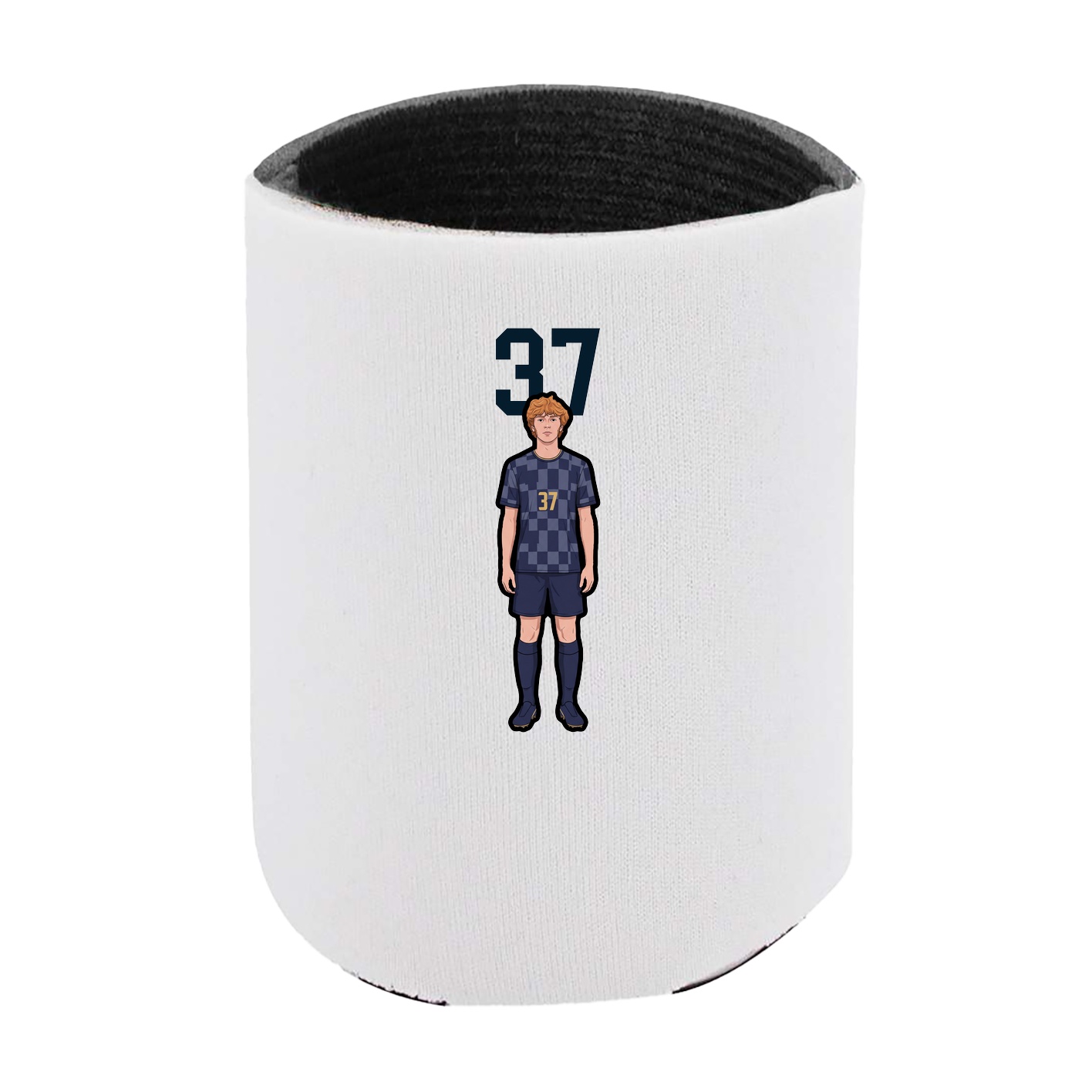 Can Holder — Number Top in White