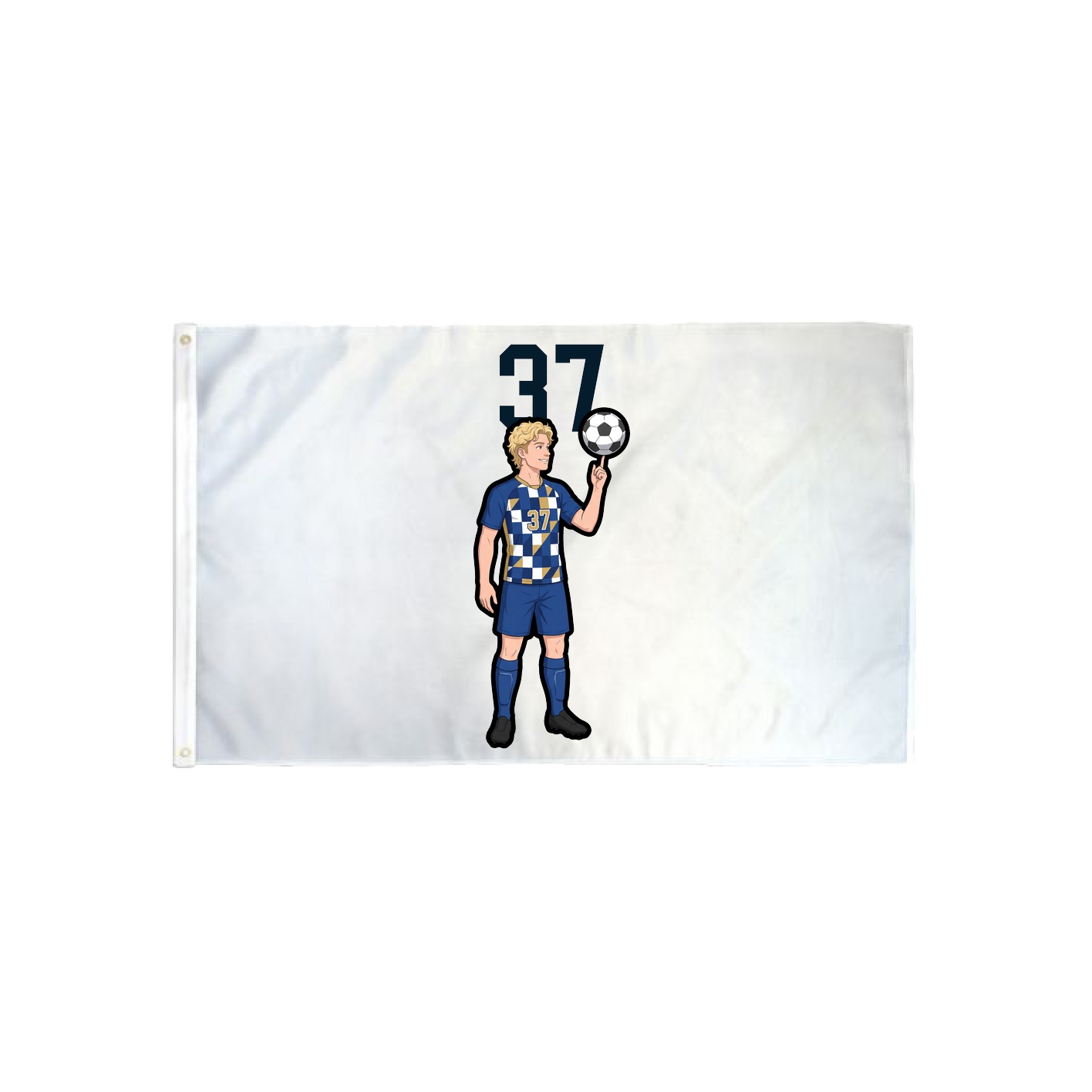 3x5 Flag — Number Top in Classic