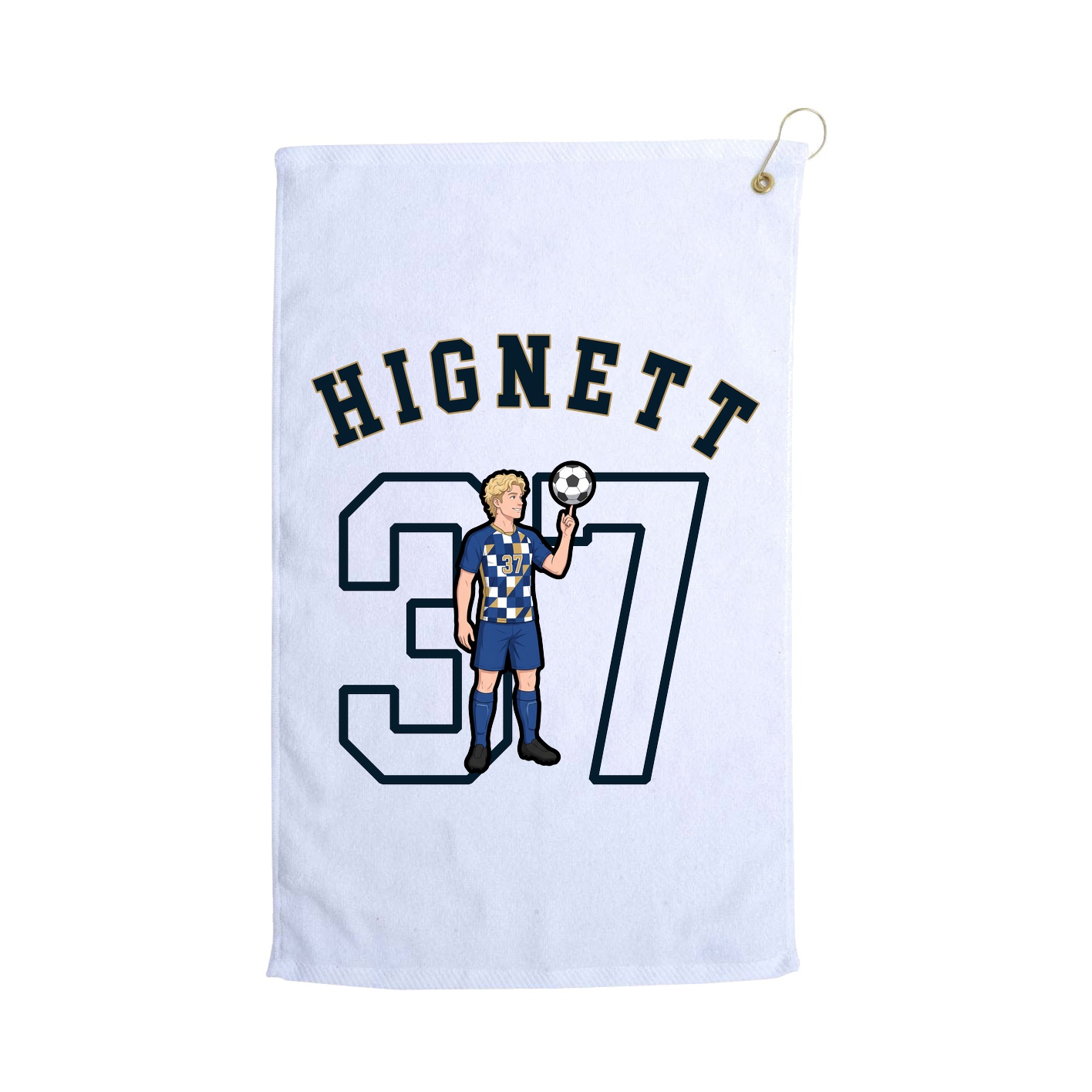 Golf Towel — Shirsey Arch in White