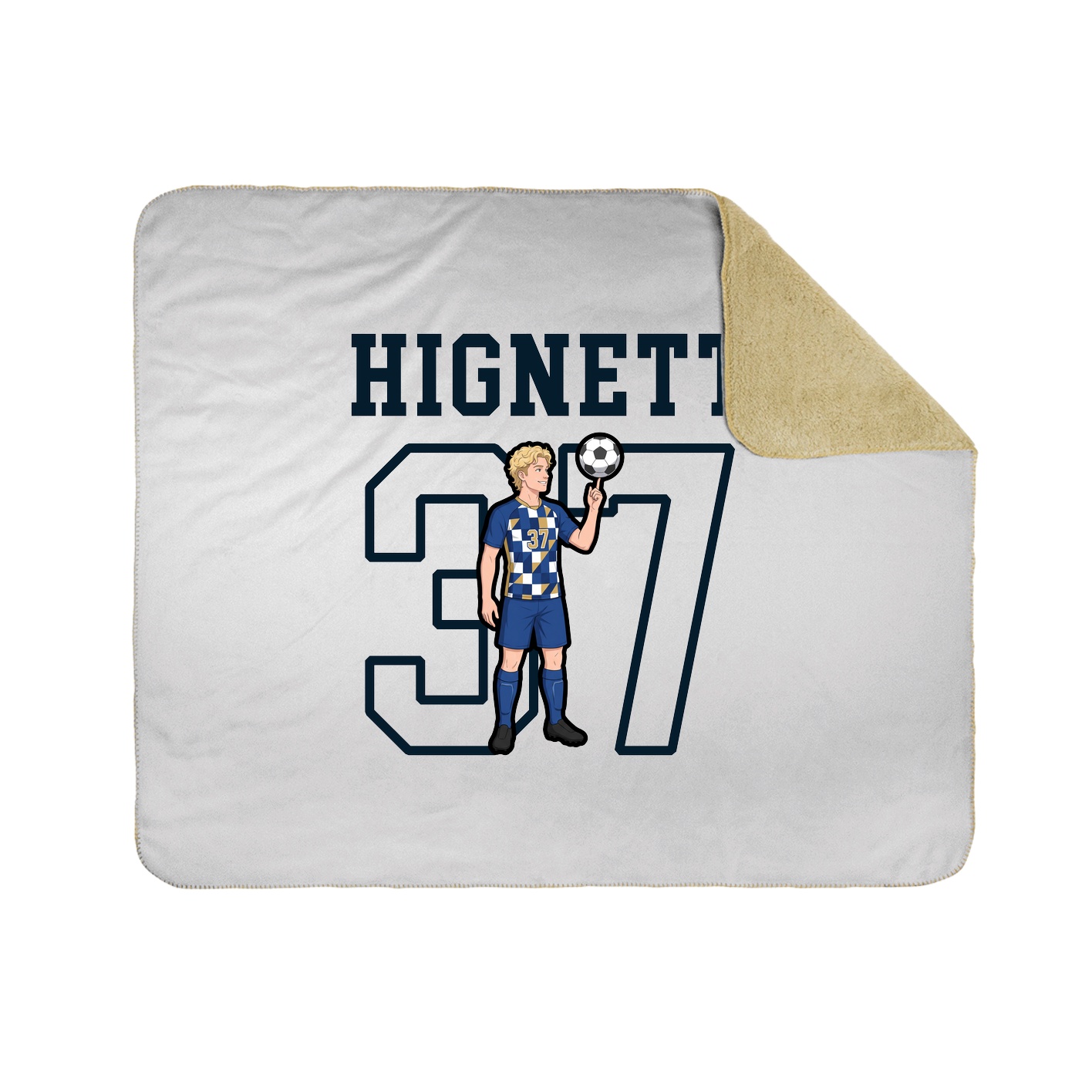 Throw Blanket — Shirsey in White