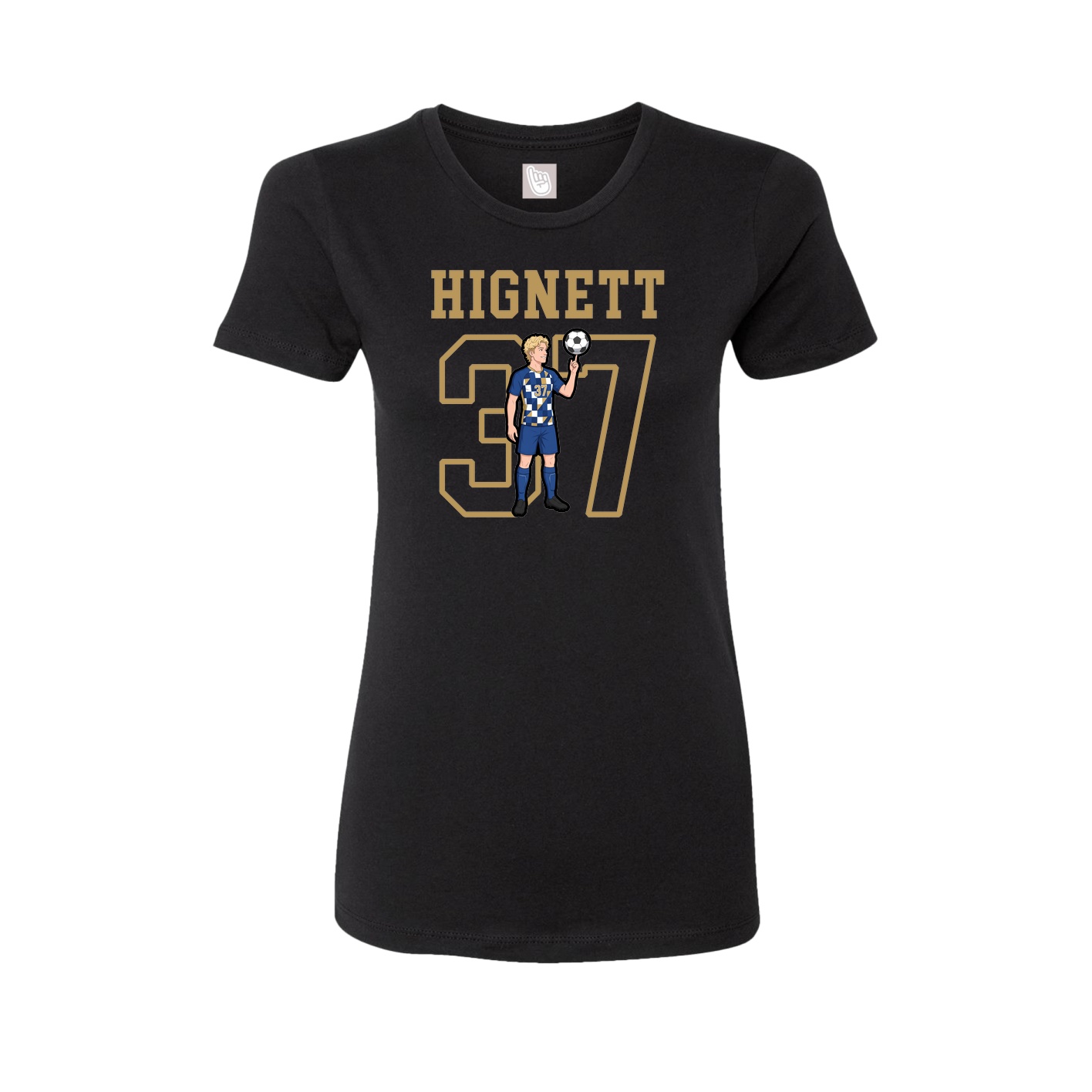 Fitted Women's Tee — Shirsey in Black