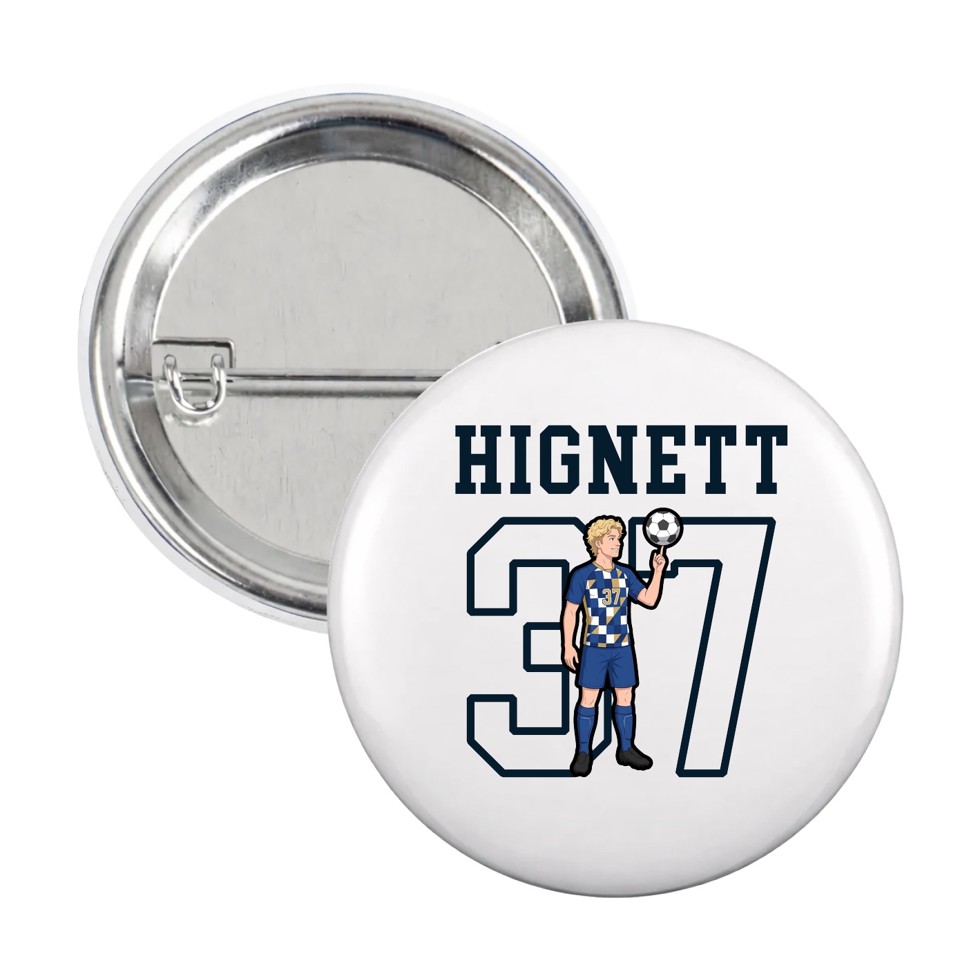 Game Day Button — Shirsey in White