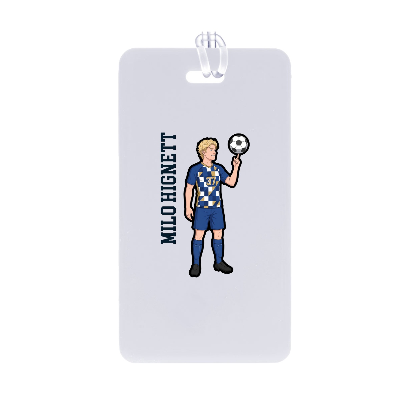 Bag Tag — Name Vertical in Classic