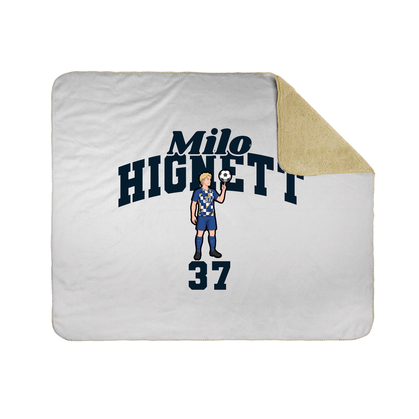 Throw Blanket — Signature Arch in White