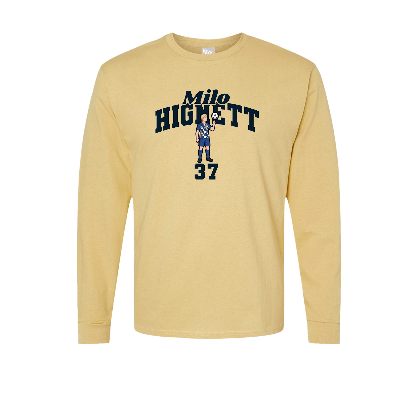 Long Sleeve Tee — Signature Arch in Vegas Gold