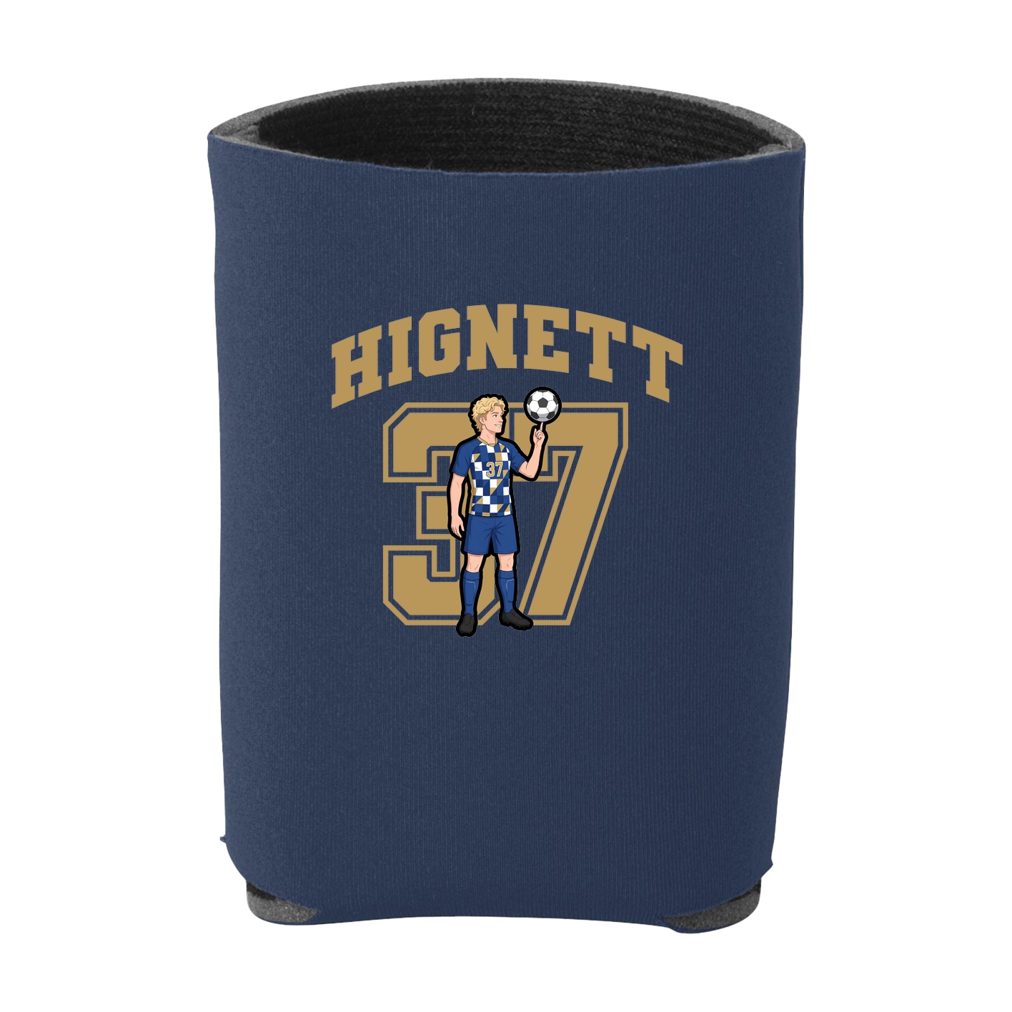 Can Holder — Number in Navy