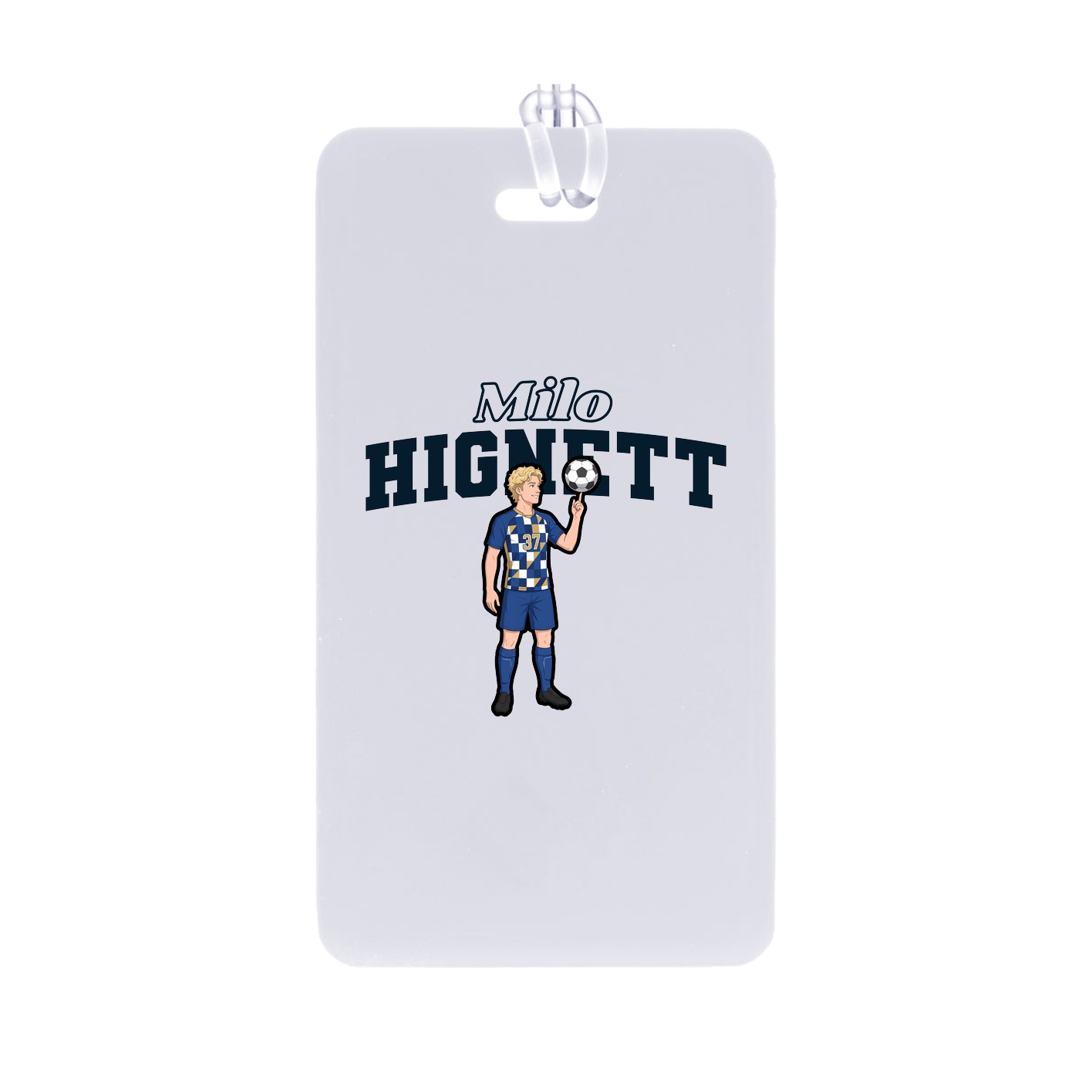 Bag Tag — Name Arch in Classic
