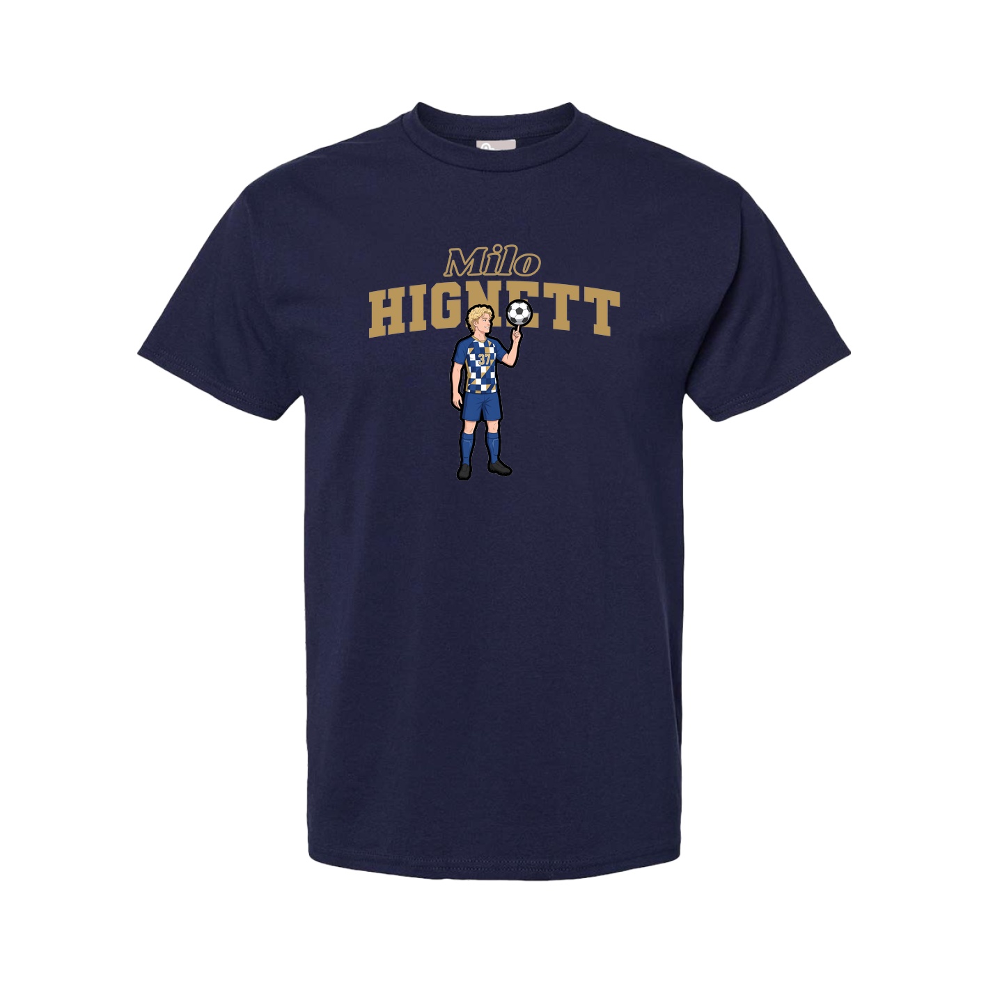 Tee — Name Arch in Navy