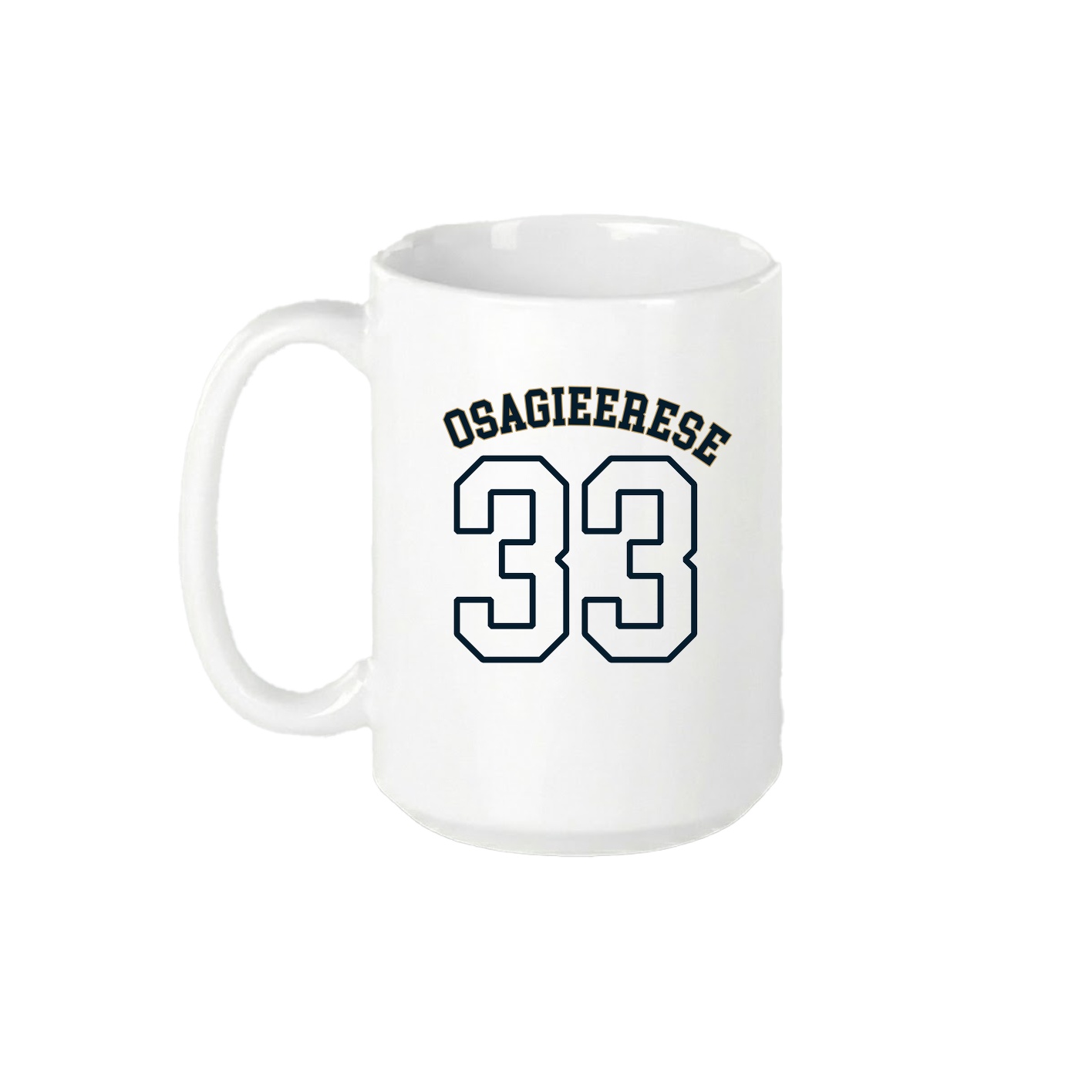15oz Coffee Mug — Shirsey Arch in White