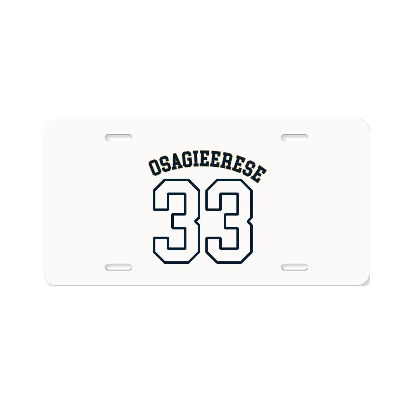 License Plate — Shirsey Arch in Classic