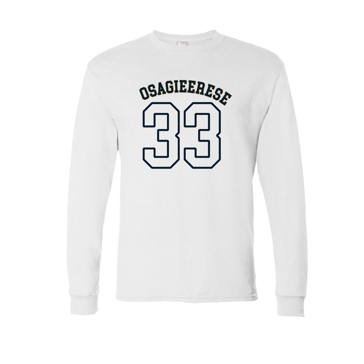 Long Sleeve Tee — Shirsey Arch in White