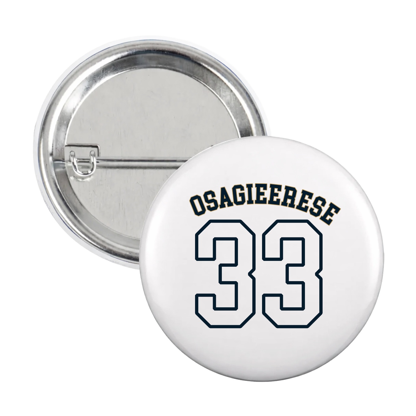Game Day Button — Shirsey Arch in White