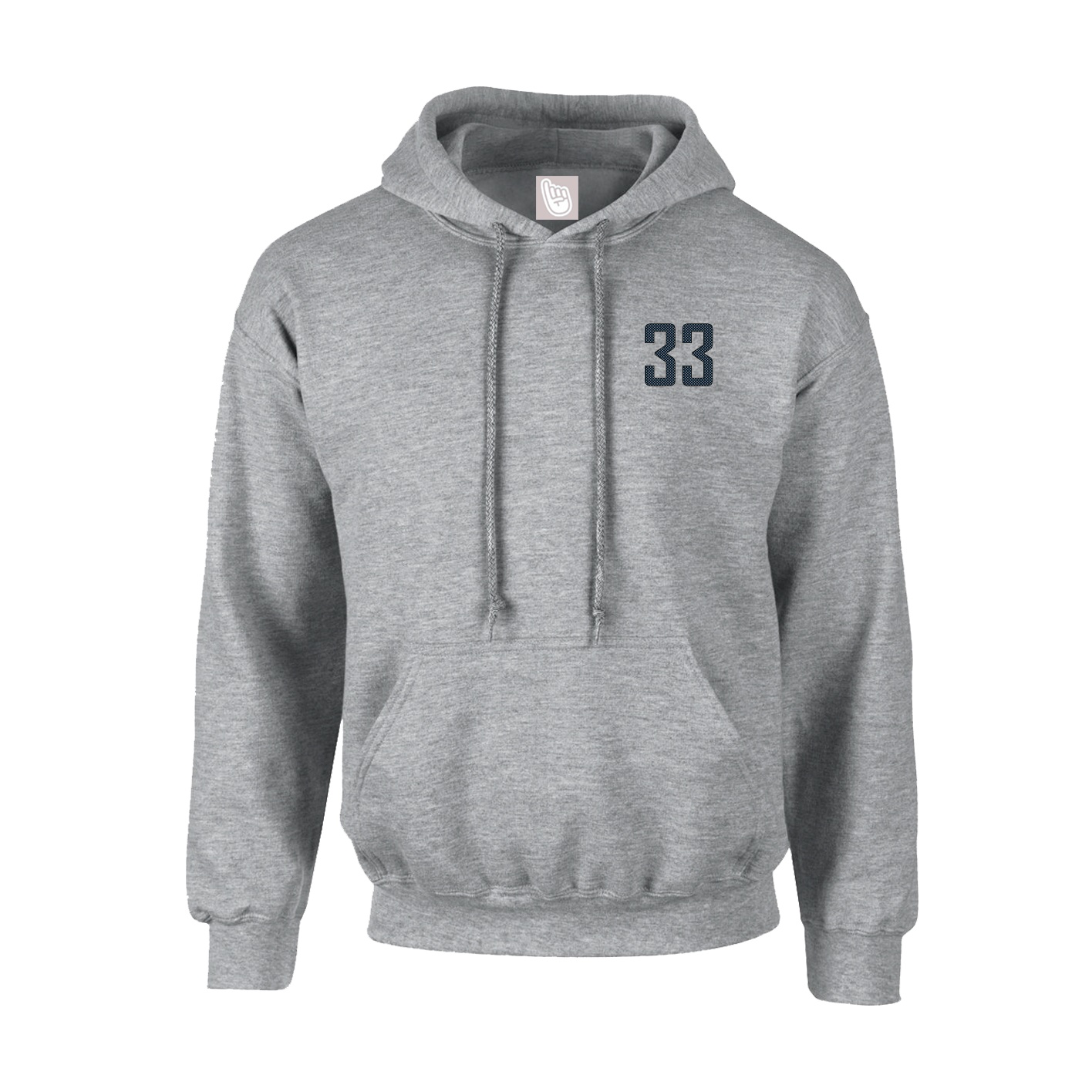 Hoodie — Front Shirsy in Grey