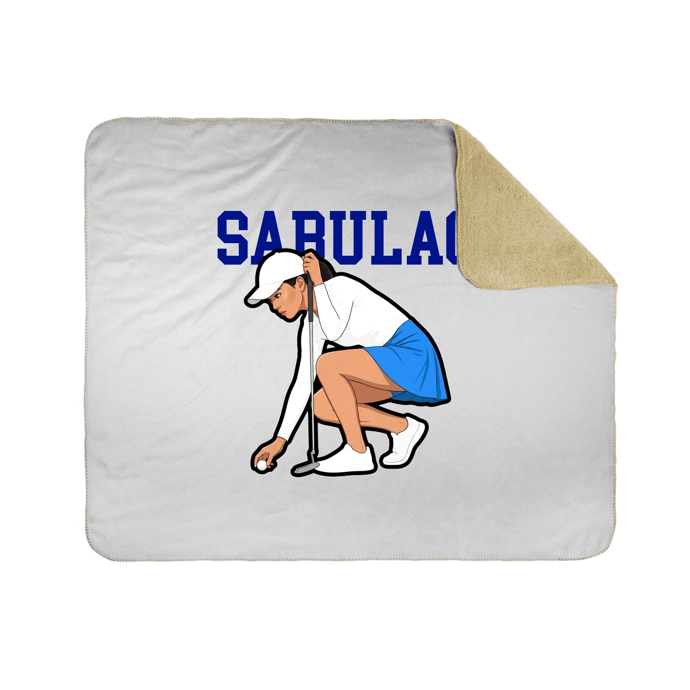 Throw Blanket — Shirsey in White