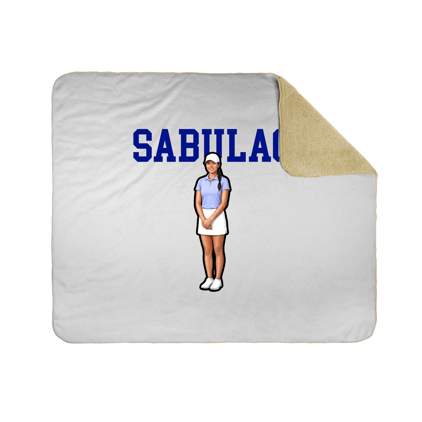 Throw Blanket — Shirsey in White