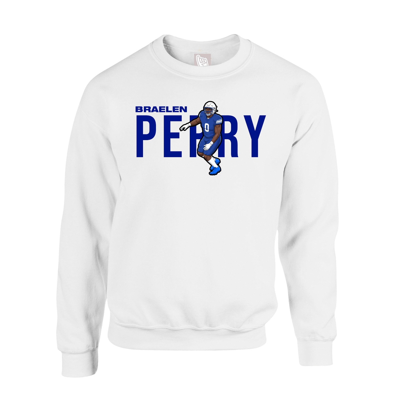 Fleece Crew — Player Name in White
