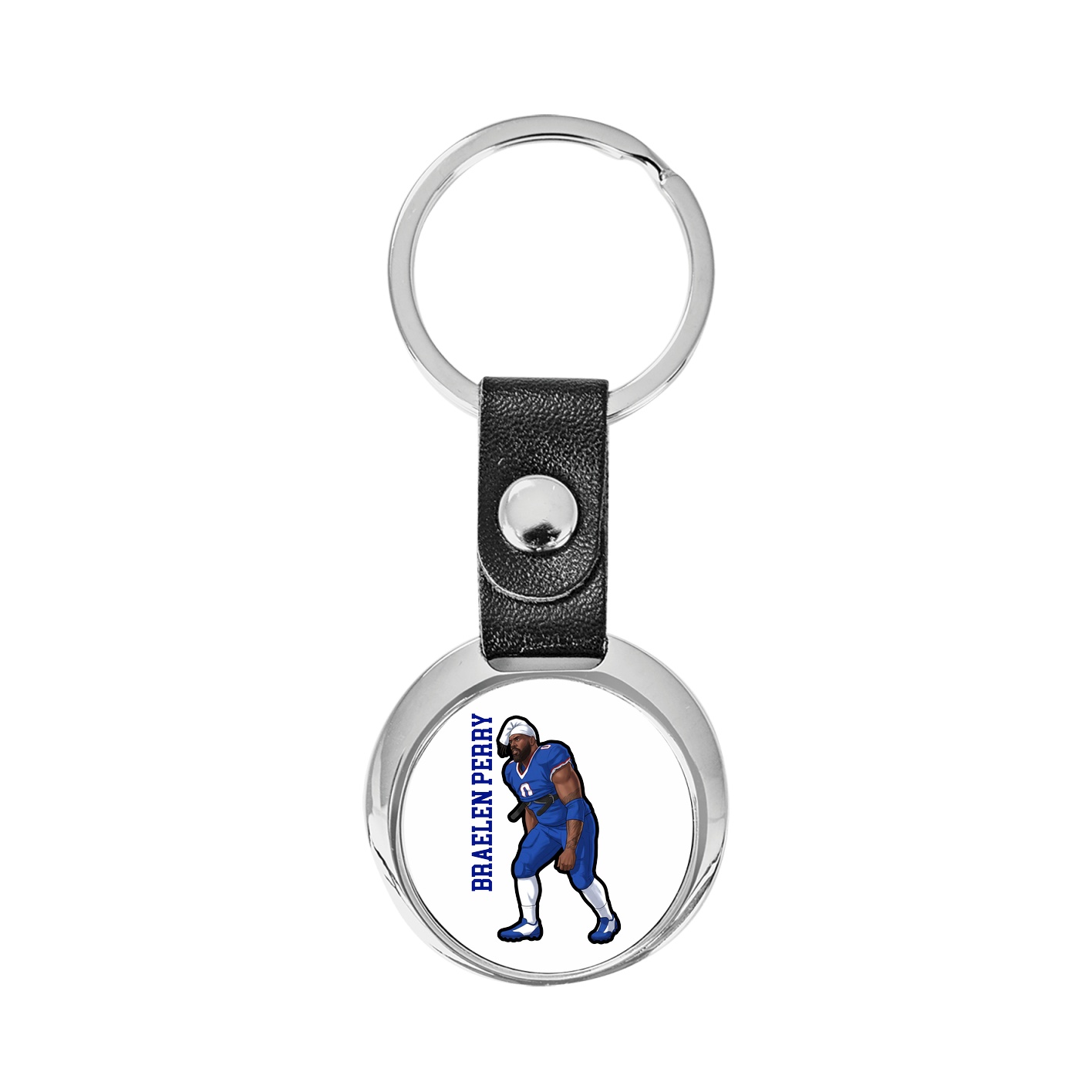 Key Chain — Name Vertical in Classic
