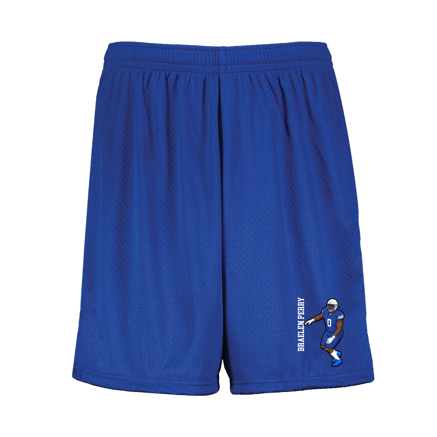 Shorts — Name Vertical in Royal