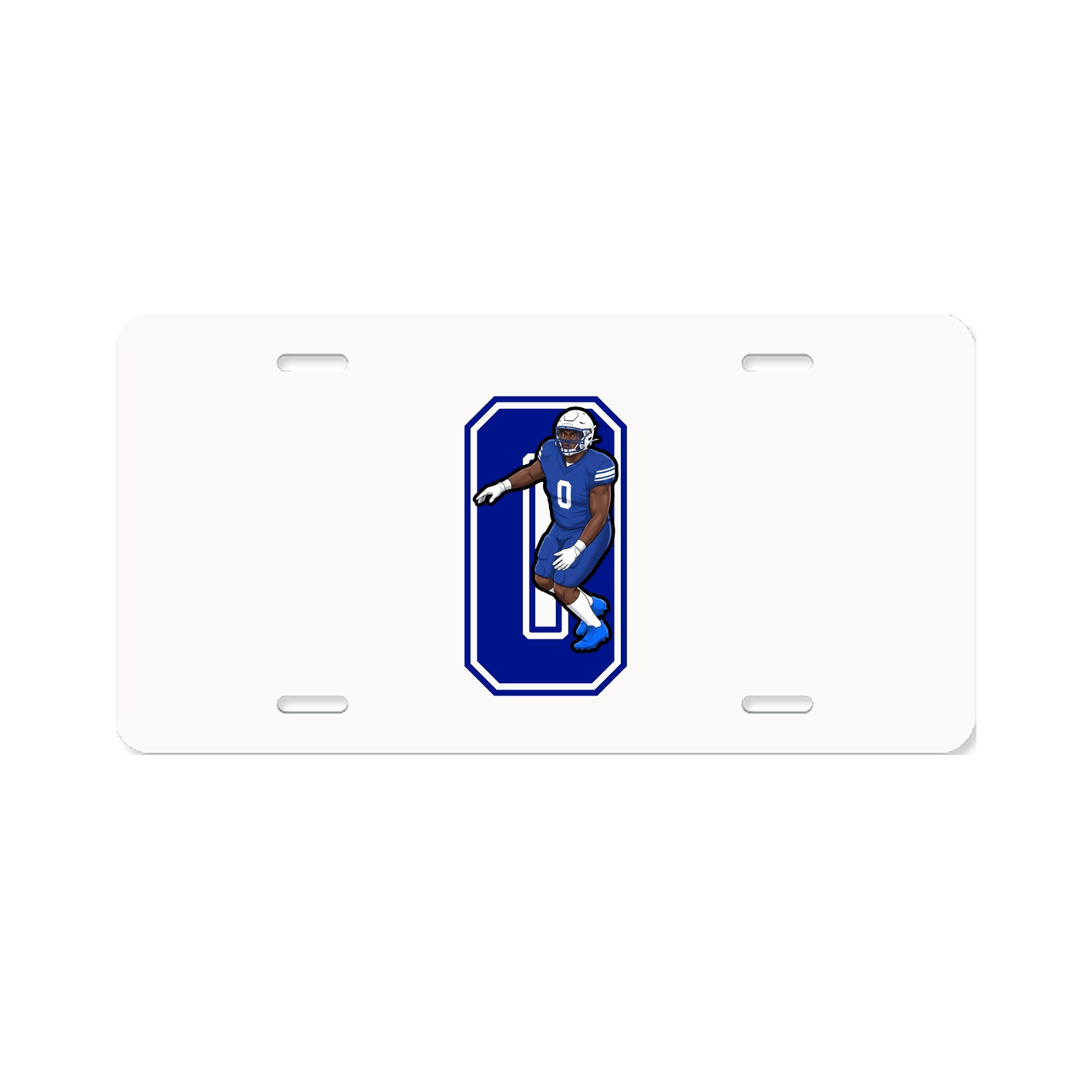 License Plate — Number in Classic