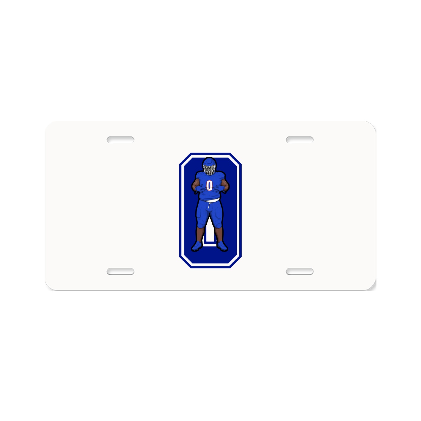 License Plate — Number in Classic