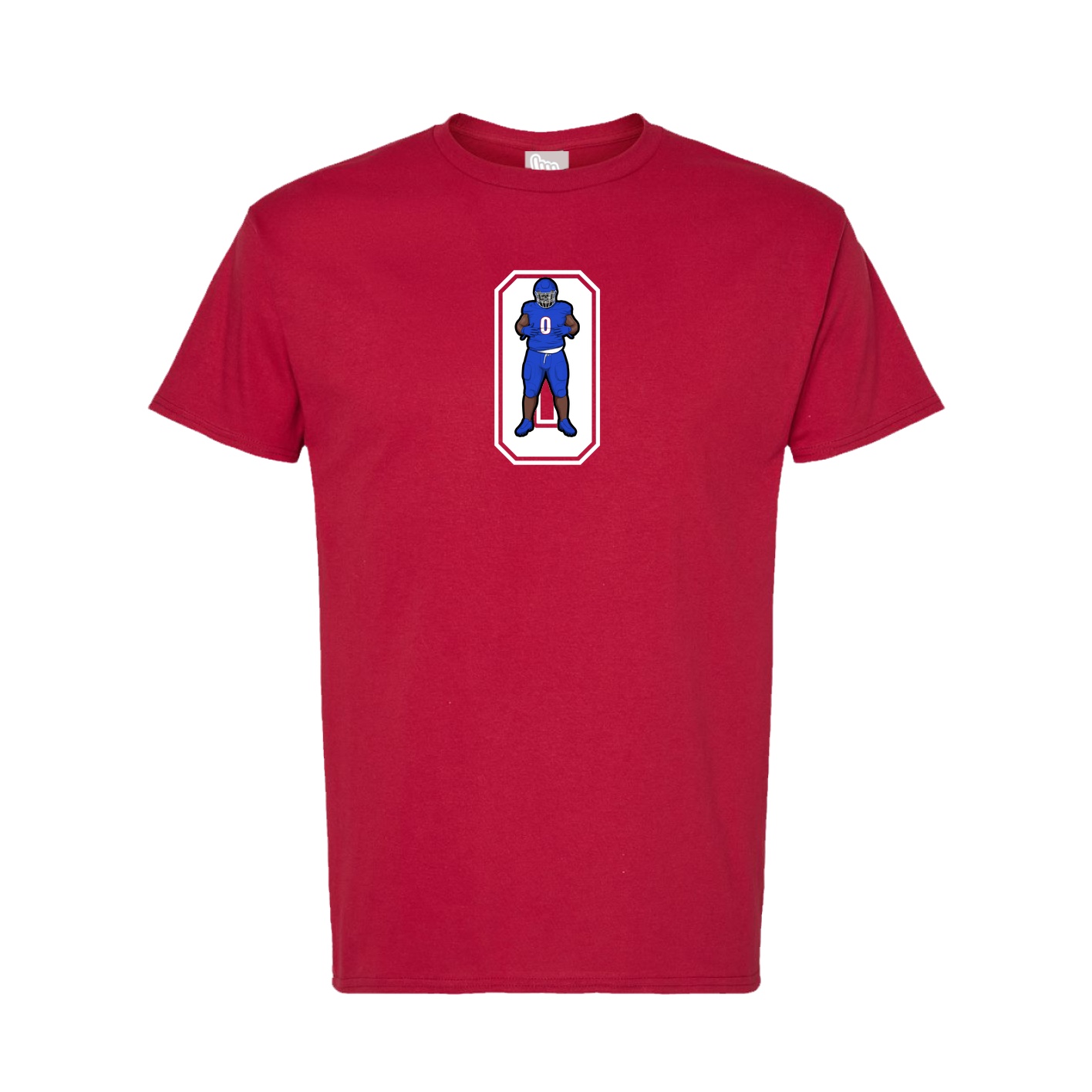 Tee — Number in Crimson
