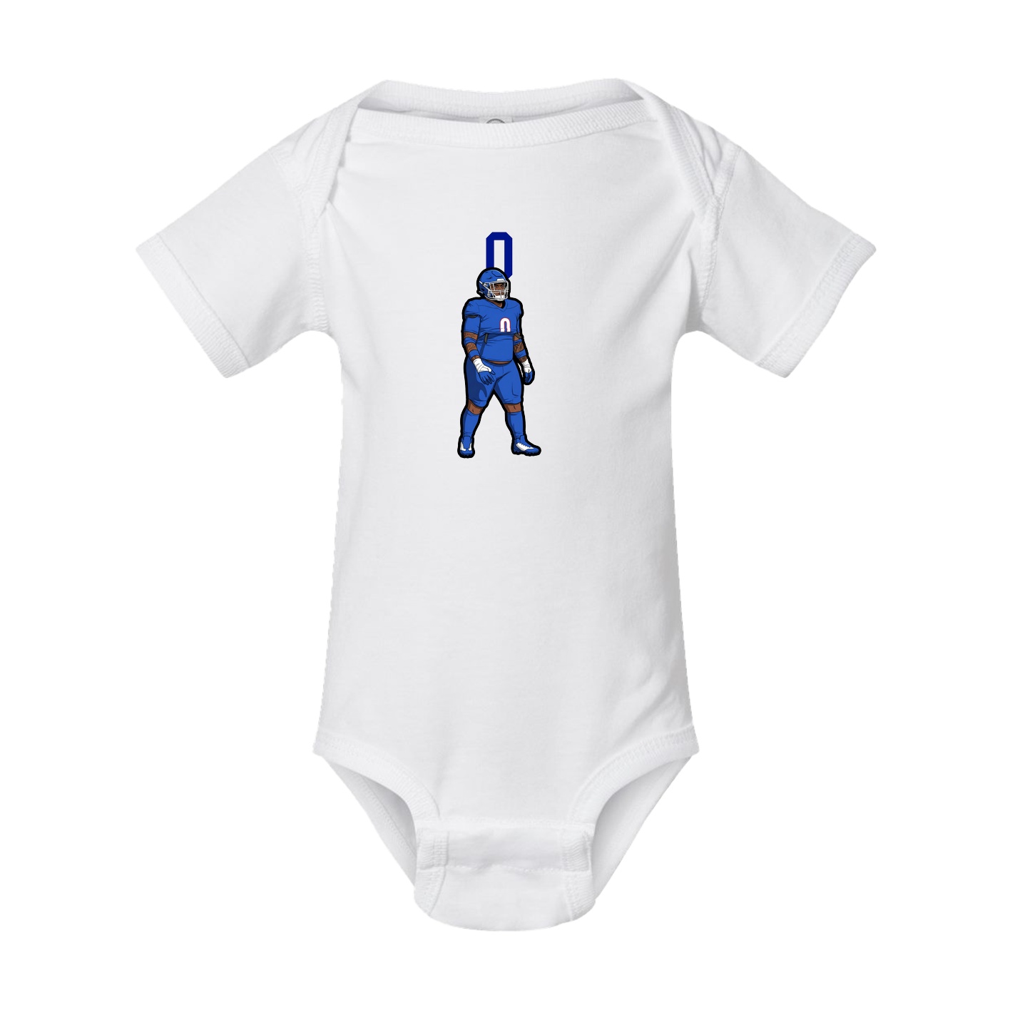 Baby Onesie — Number Top in White