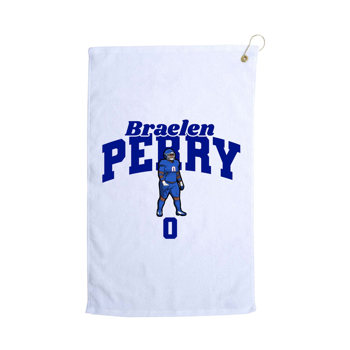 Golf Towel — Signature Arch in White