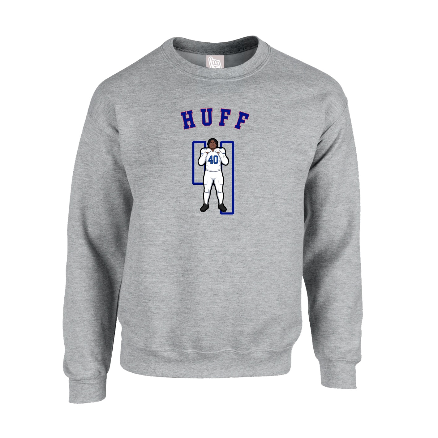 Fleece Crew — Shirsey Arch in Grey