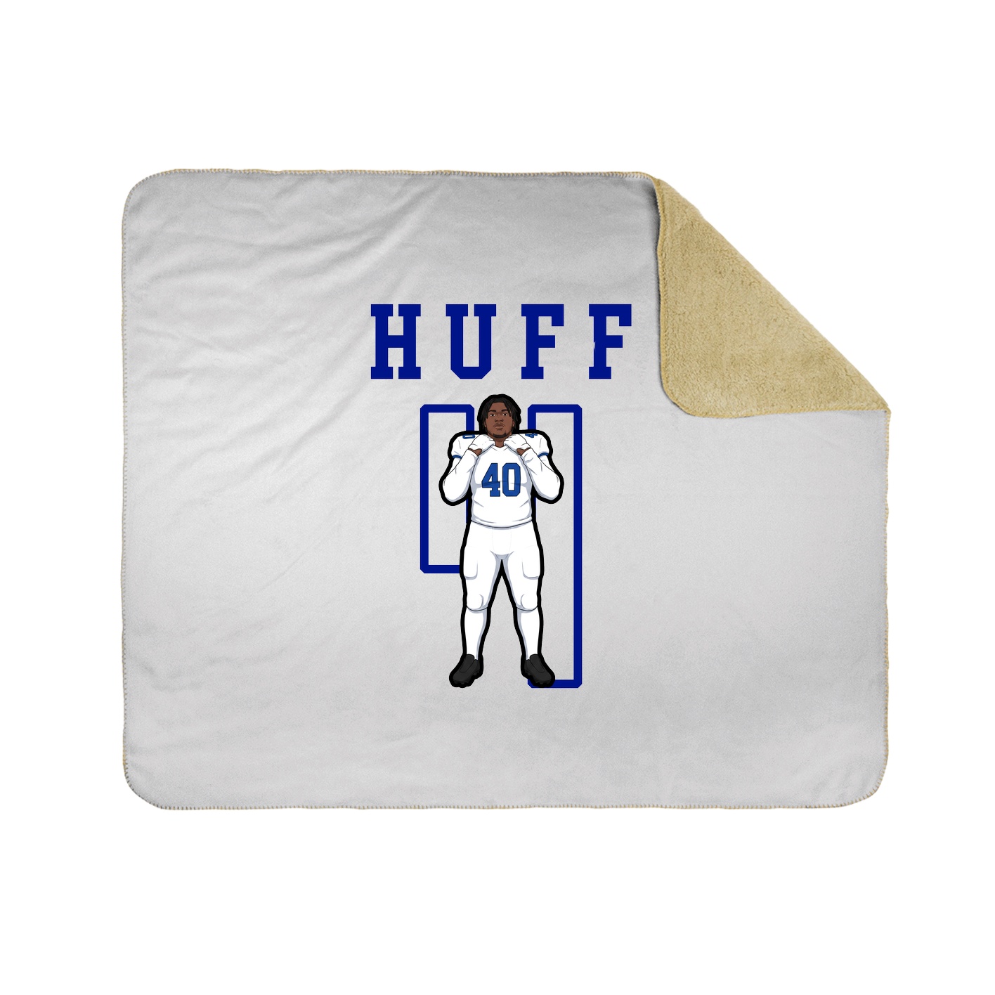 Throw Blanket — Shirsey in White