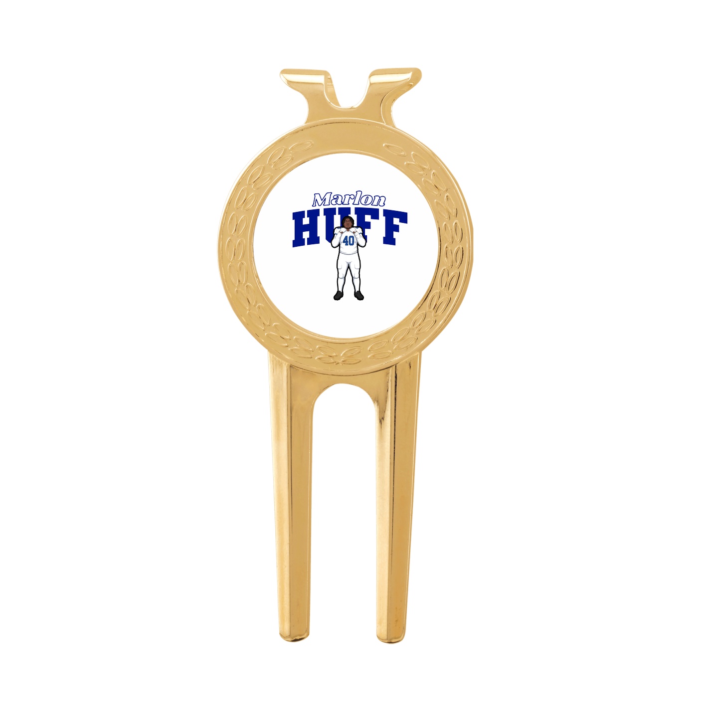 Divot Tool with Ball Marker — Name Arch in Classic