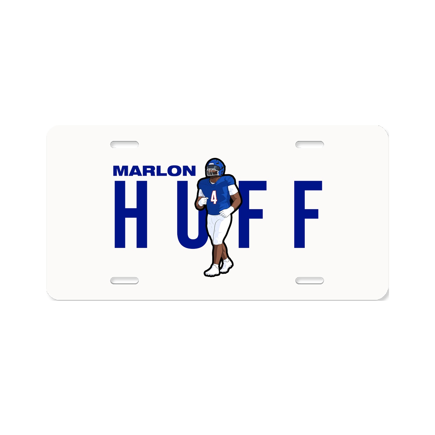 License Plate — Player Name in Classic