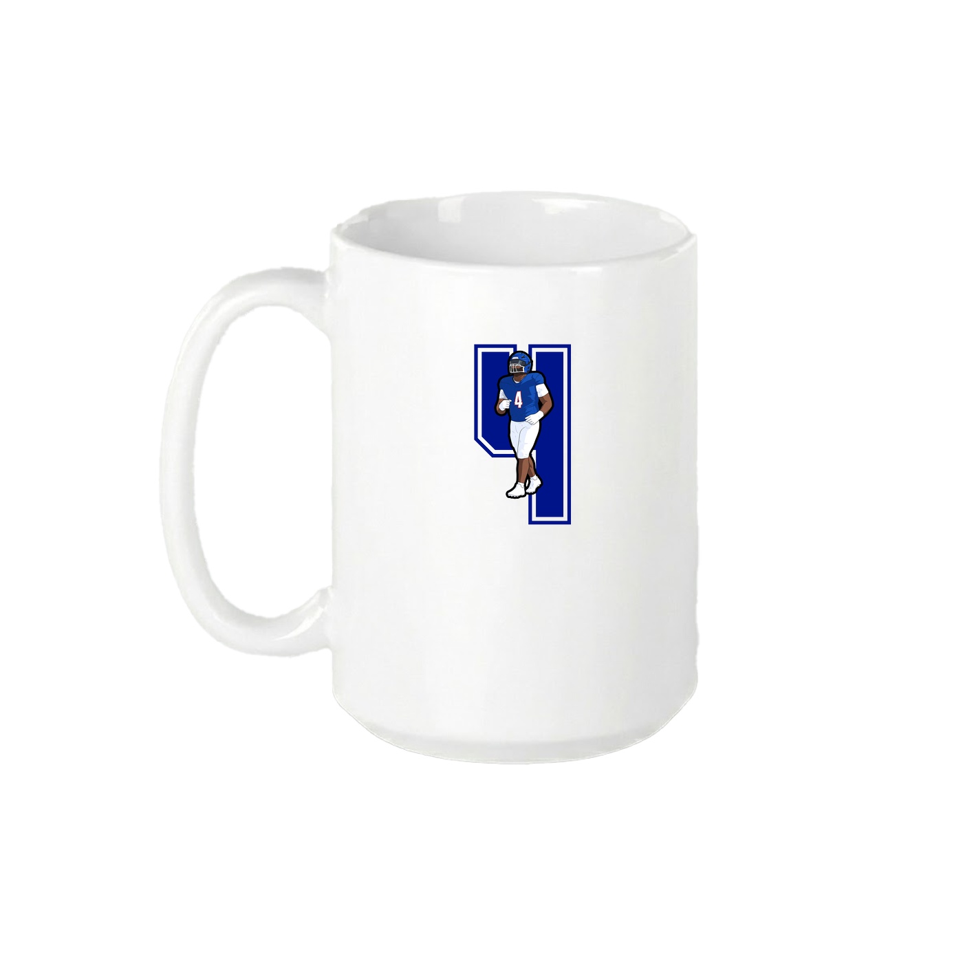 15oz Coffee Mug — Number in White