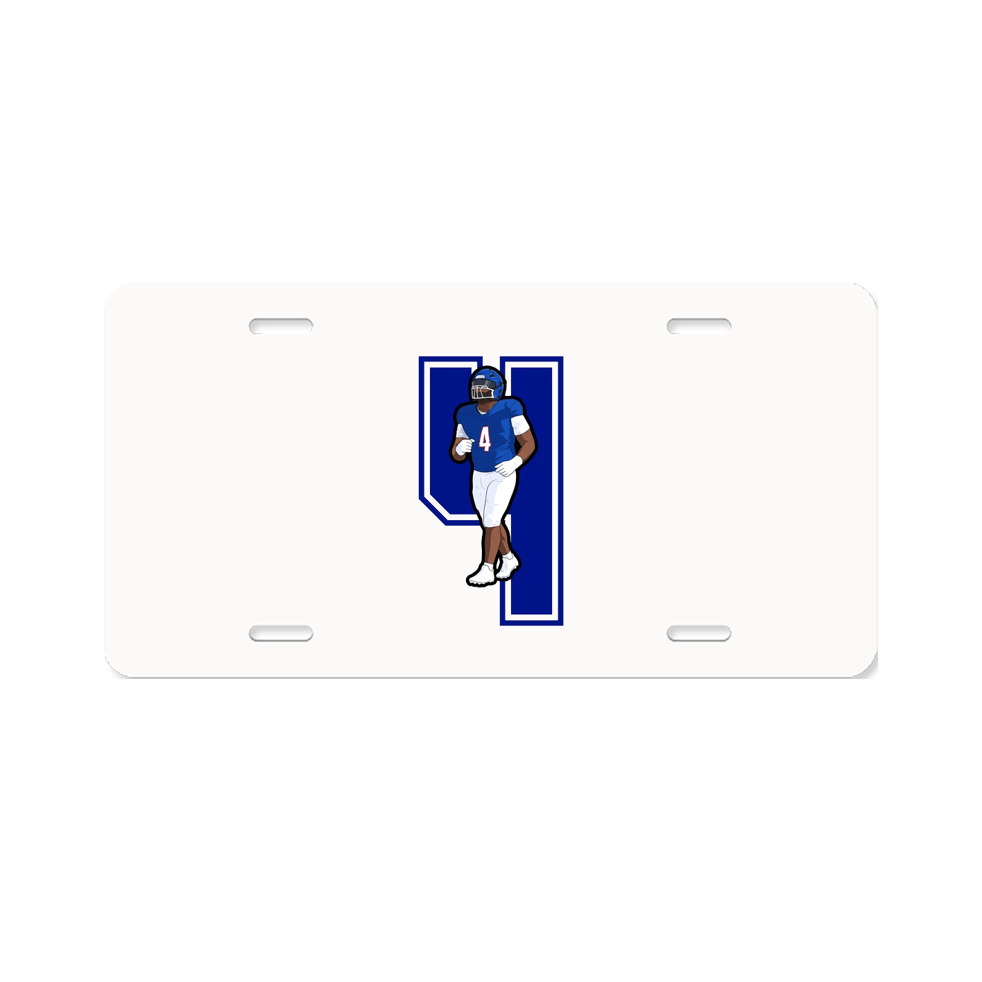 License Plate — Number in Classic